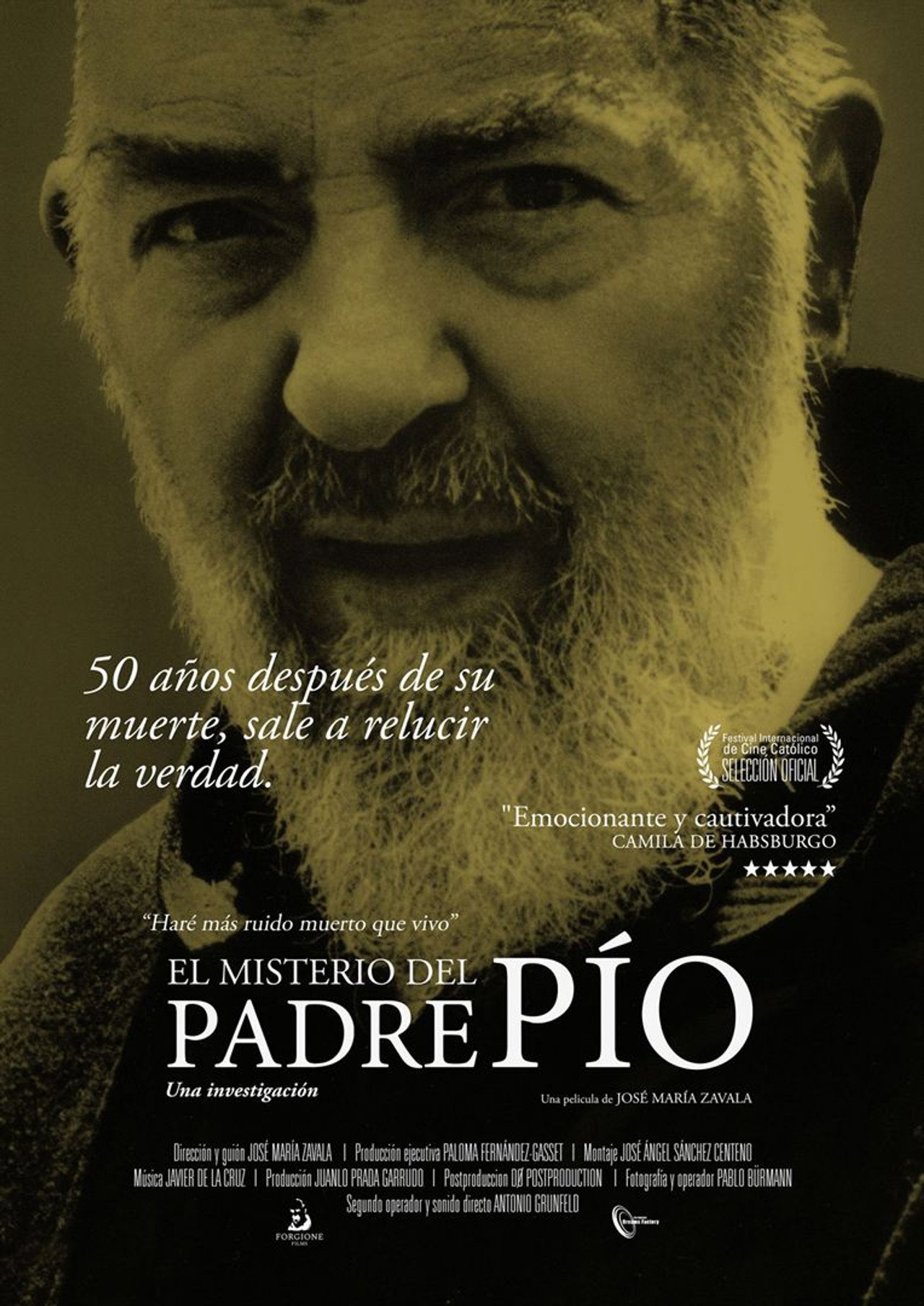 El Misterio del Padre Pío filmaffisch