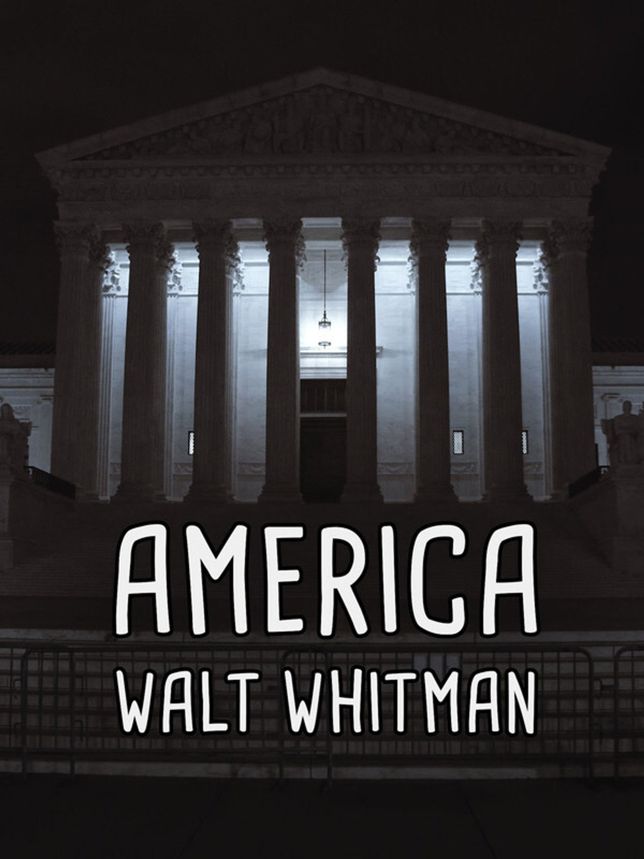 America - Walt Whitman filmaffisch