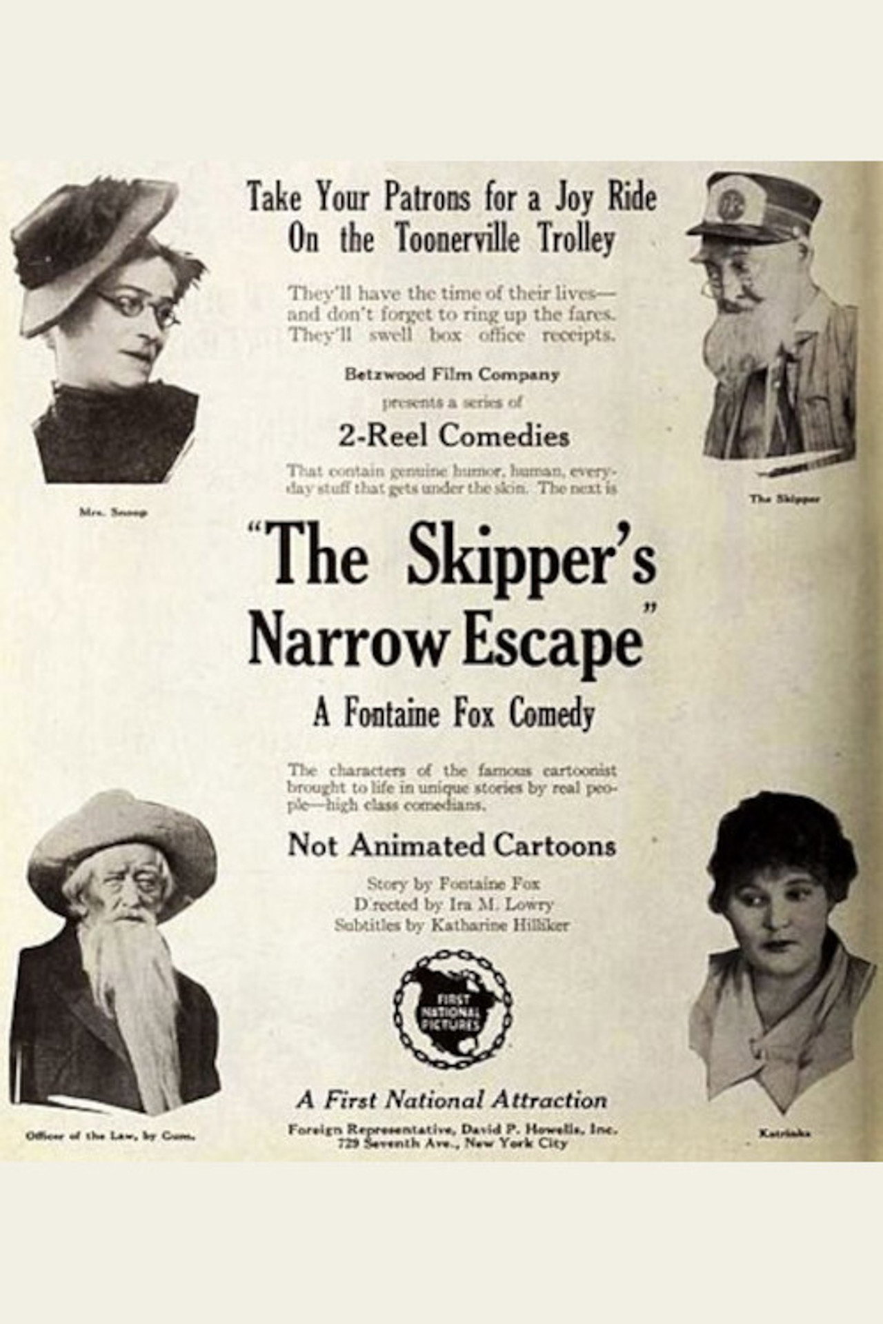 The Skipper's Narrow Escape filmaffisch