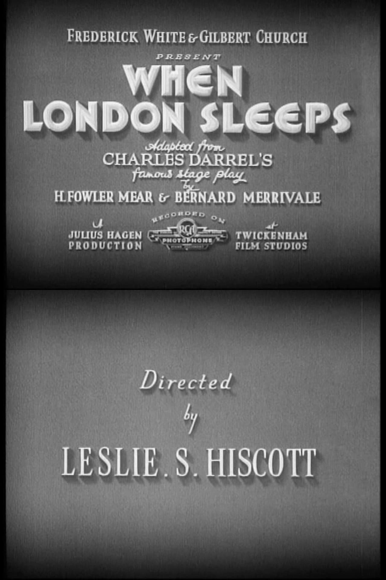 When London Sleeps Backdrop