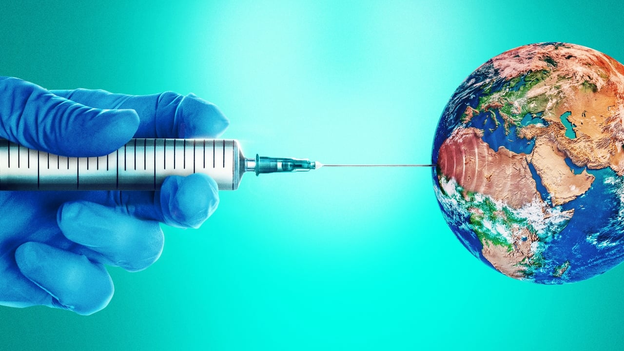 Scen från The Vaccine: Conquering COVID