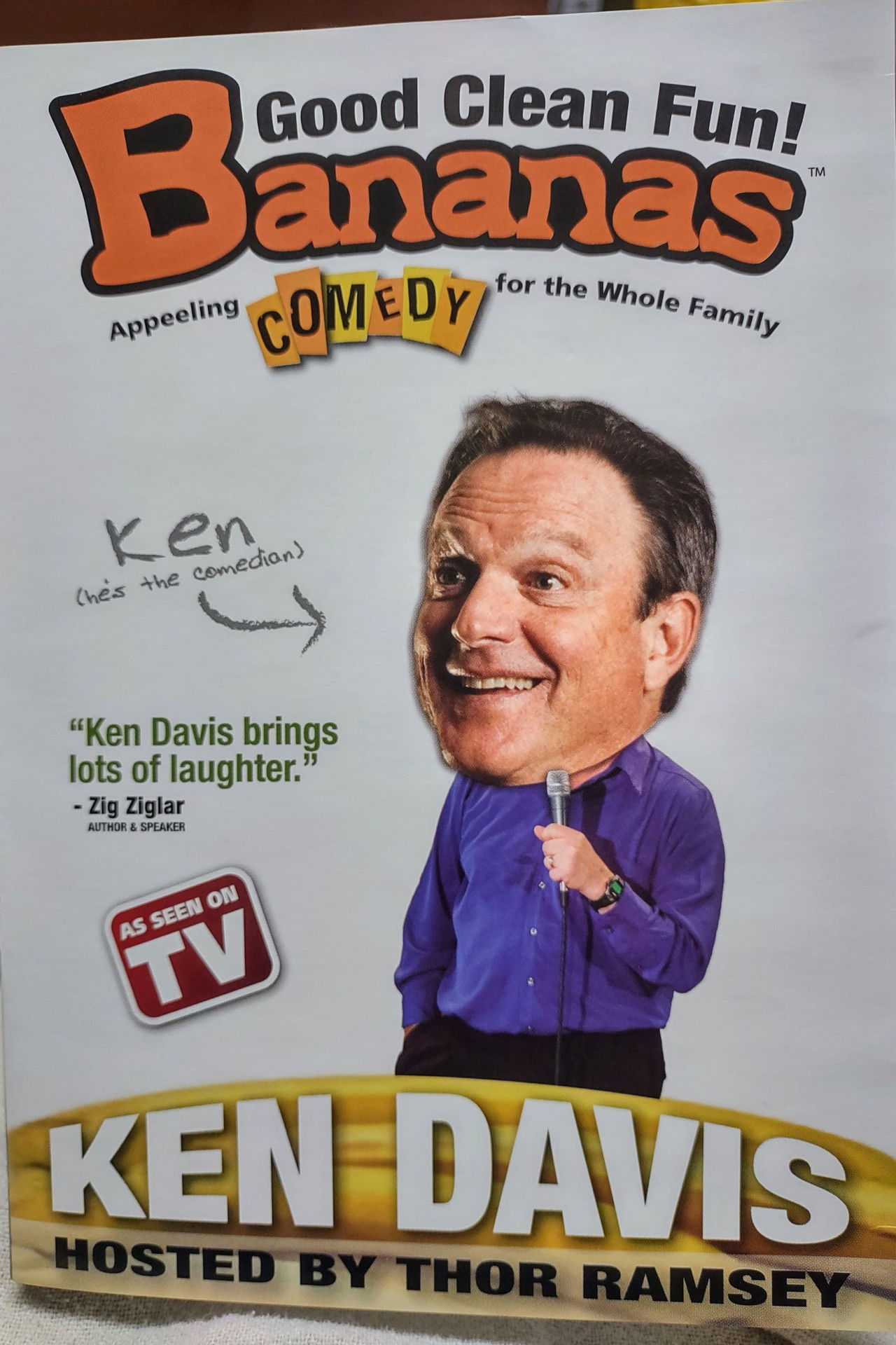 Bananas - Ken Davis Backdrop