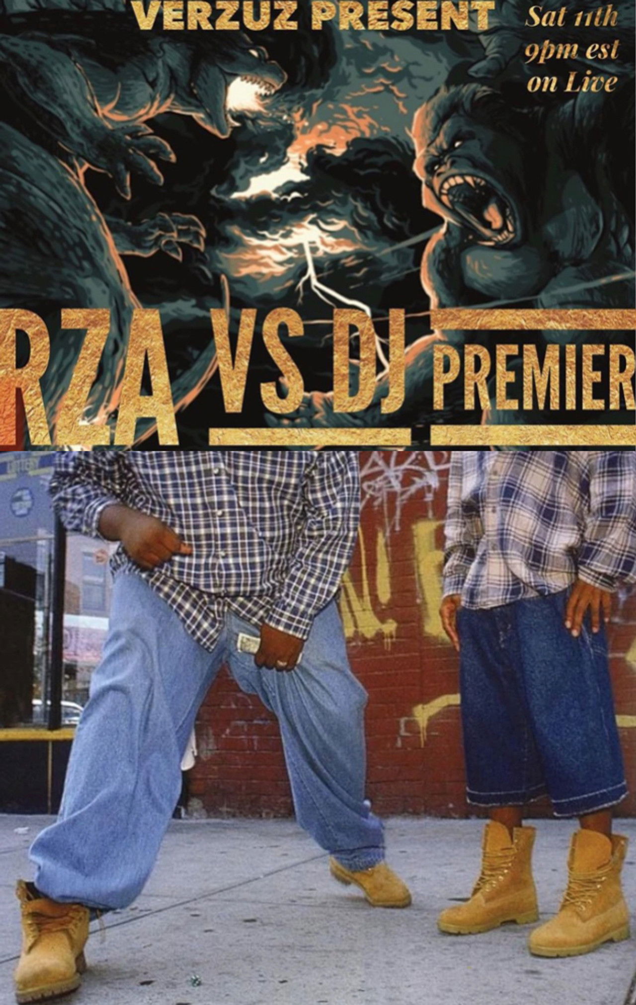 VERZUZ: DJ Premier vs. Rza Backdrop