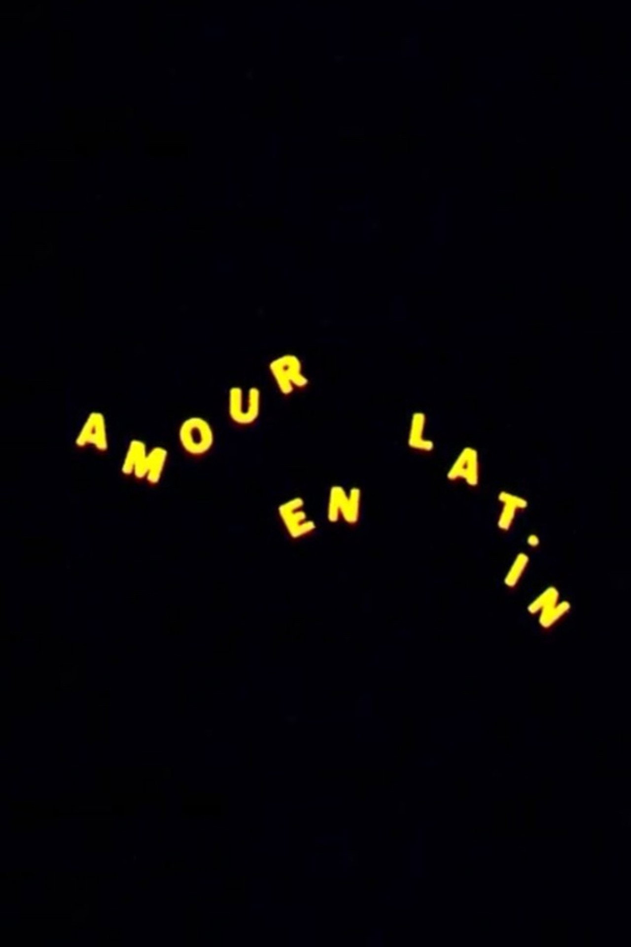 Amour en latin Backdrop