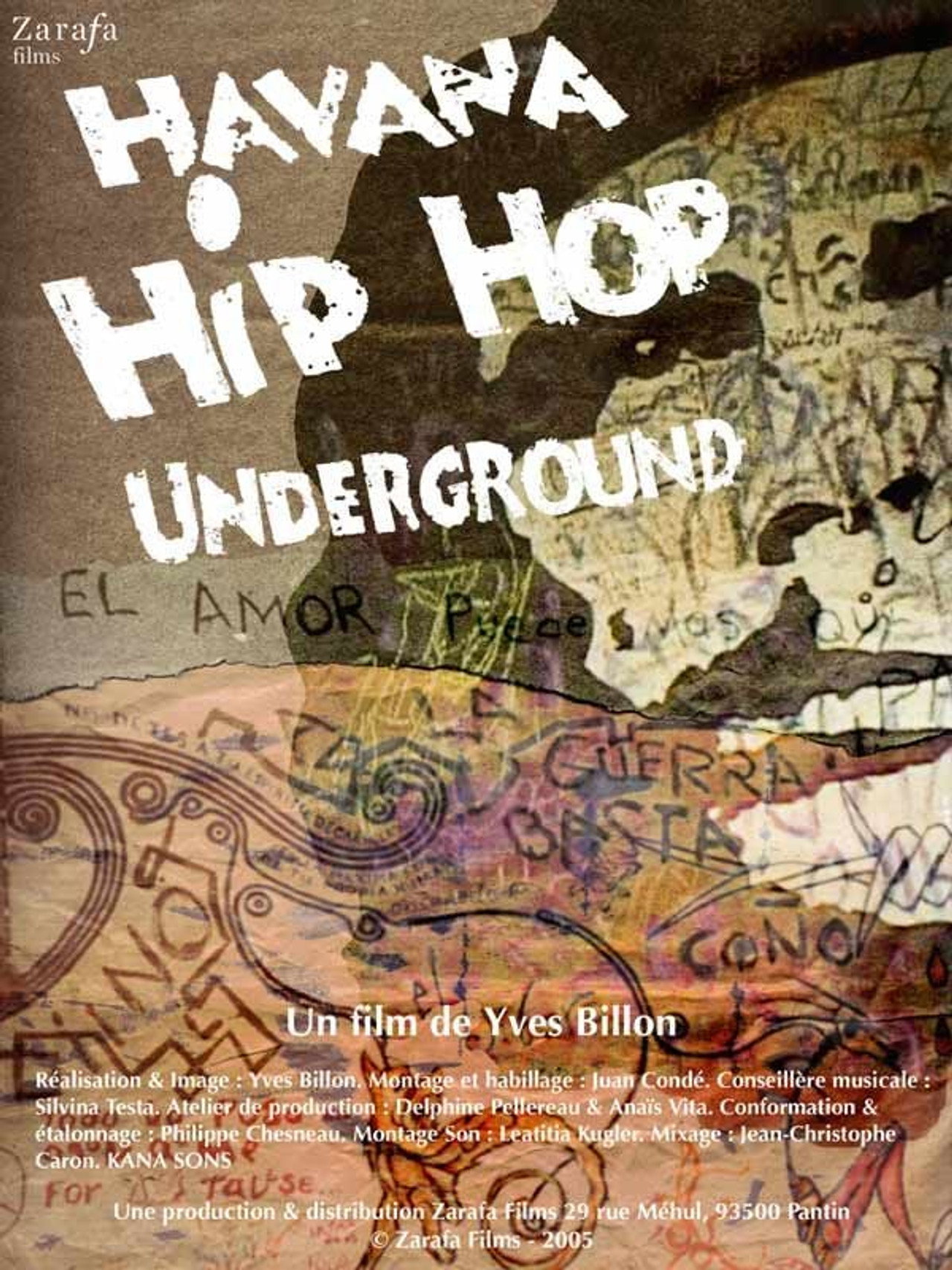 Havana hip hop underground filmaffisch