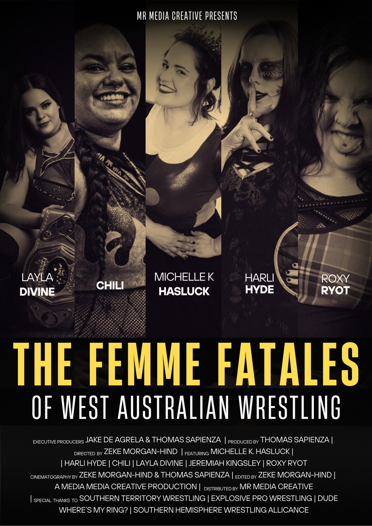 The Femme Fatales of West Australian Wrestling filmaffisch