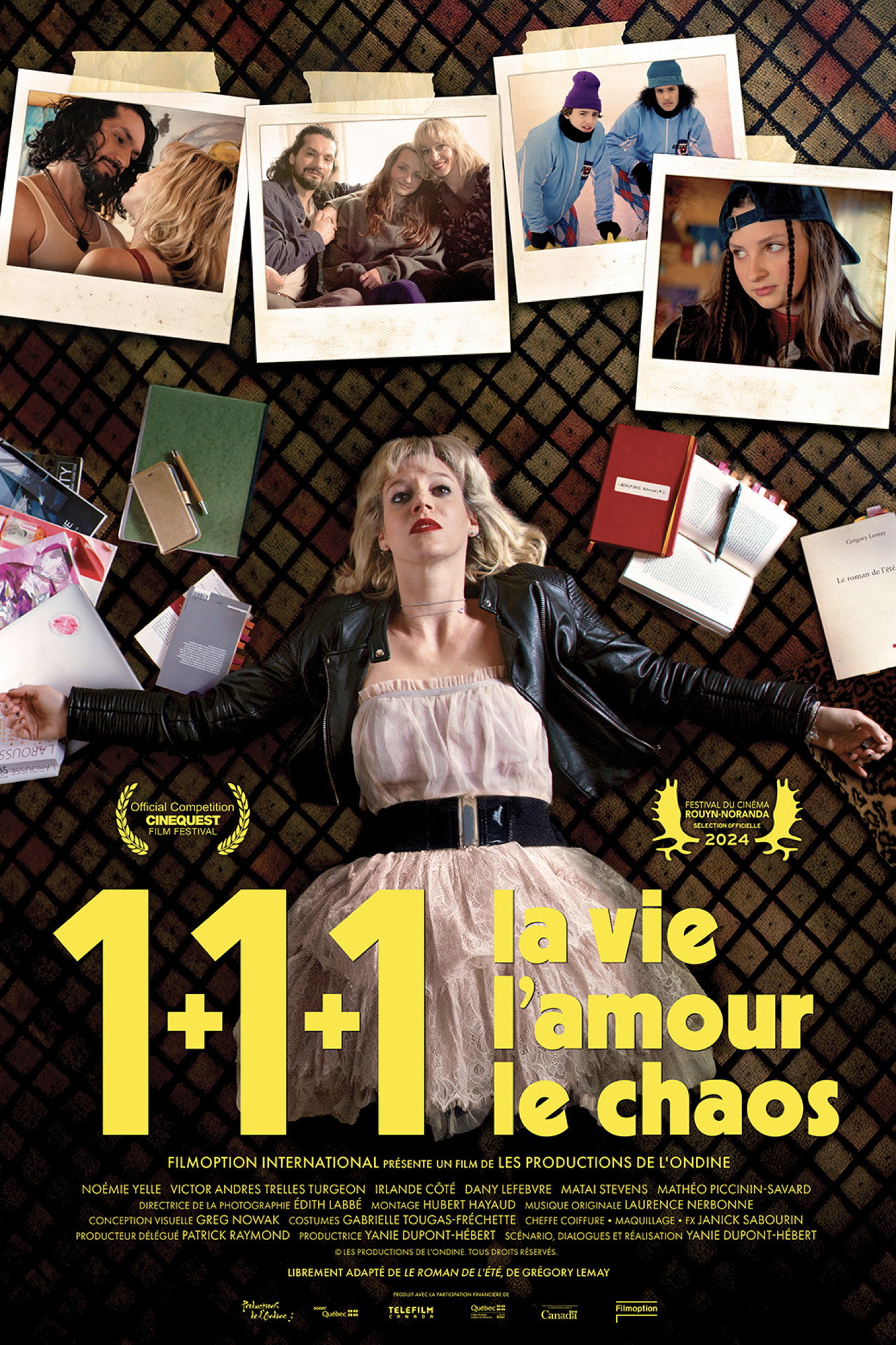 1+1+1 La vie, l'amour, le chaos filmaffisch