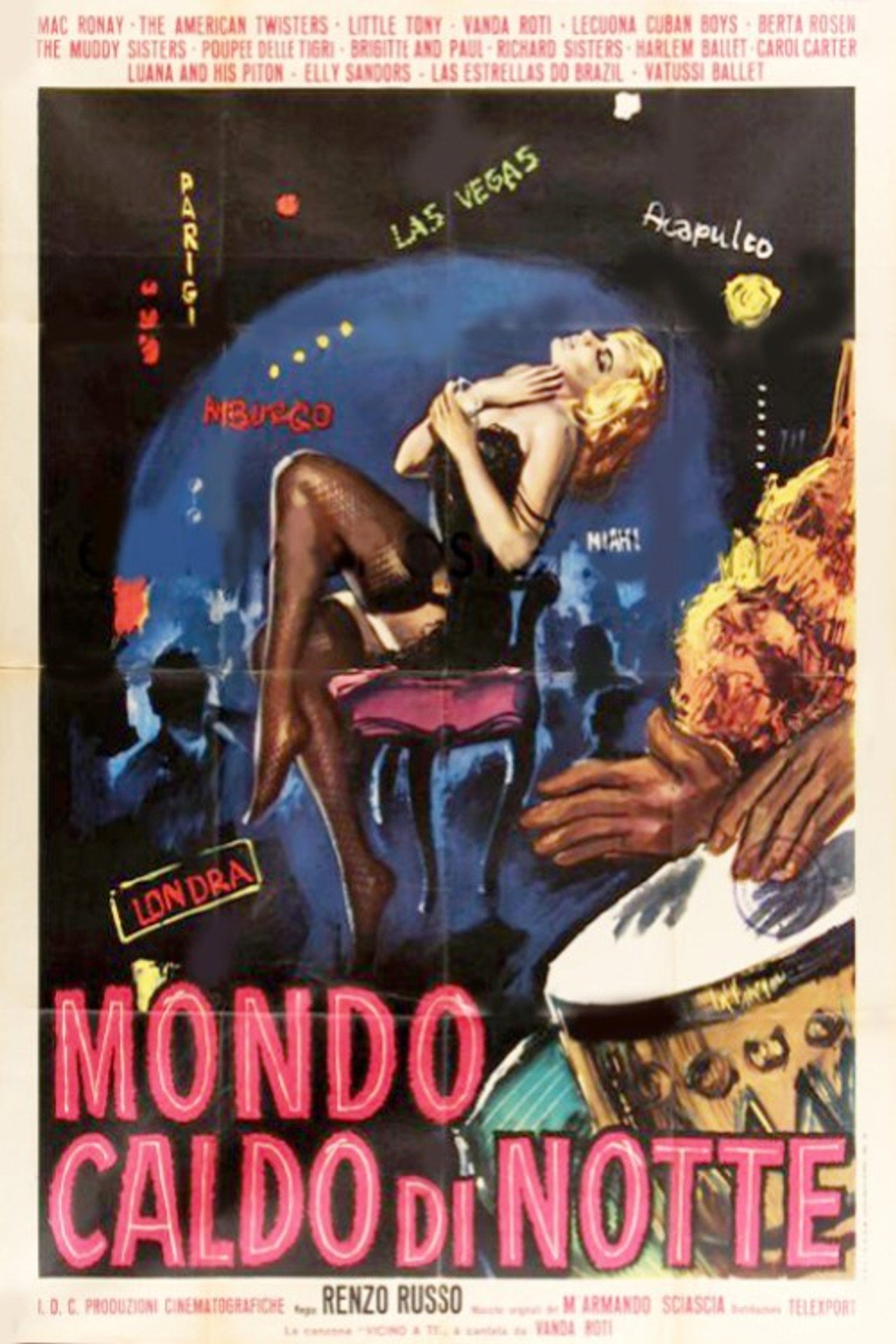 Mondo caldo di notte filmaffisch