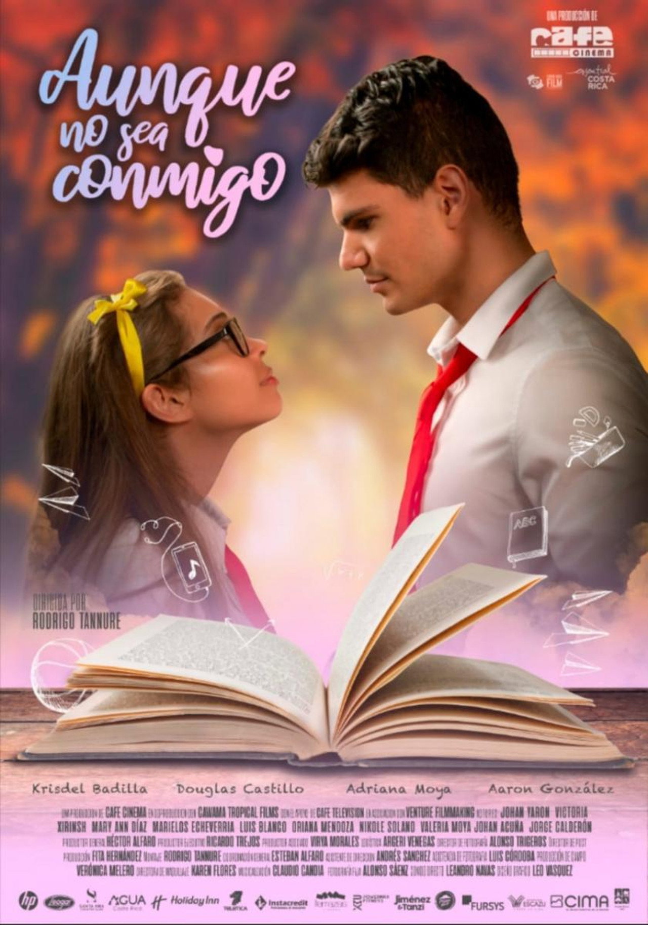 Aunque no sea conmigo Backdrop