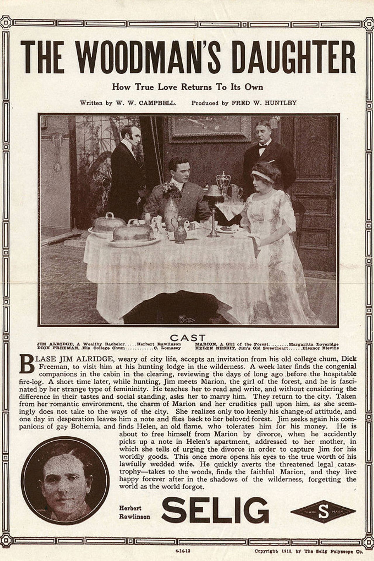 The Woodman's Daughter Backdrop