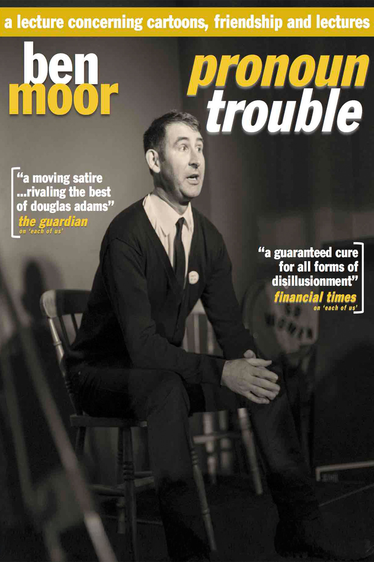 Ben Moor: Pronoun Trouble Backdrop