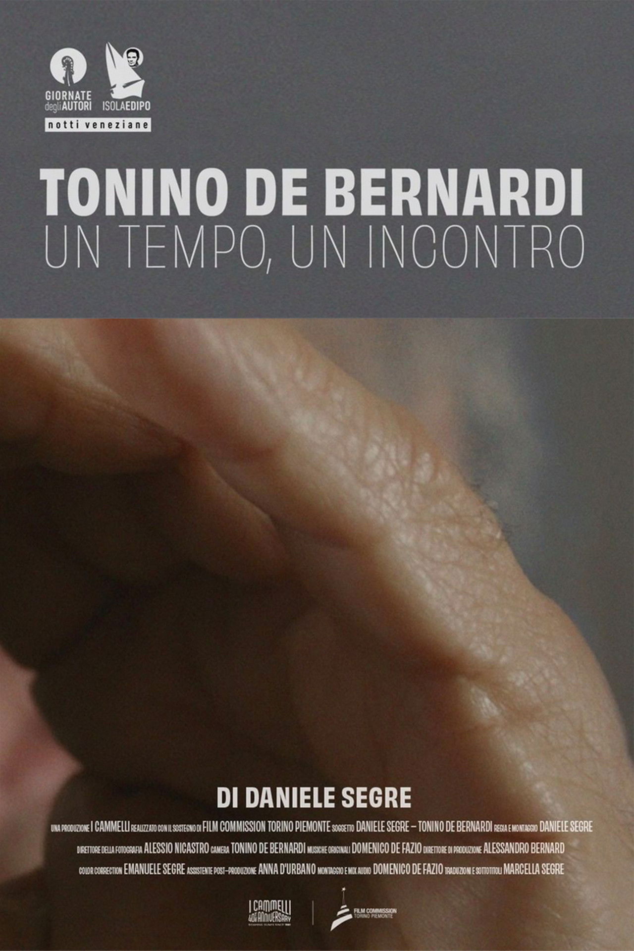 Tonino De Bernardi: One Time, One Encounter Backdrop