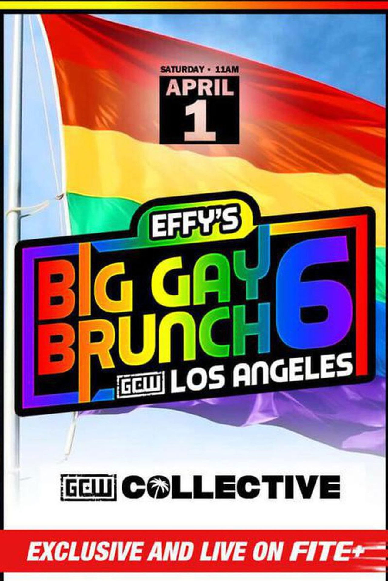 GCW Effy's Big Gay Brunch 6 Backdrop