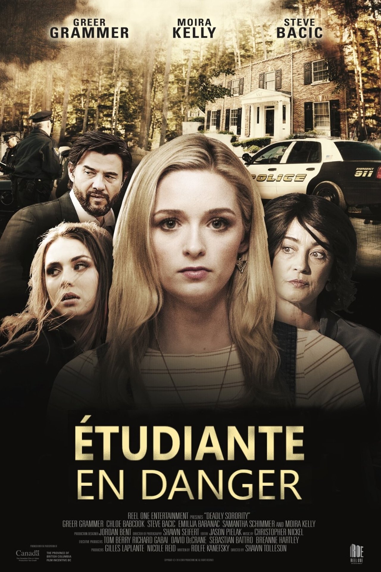 Étudiante en danger poster