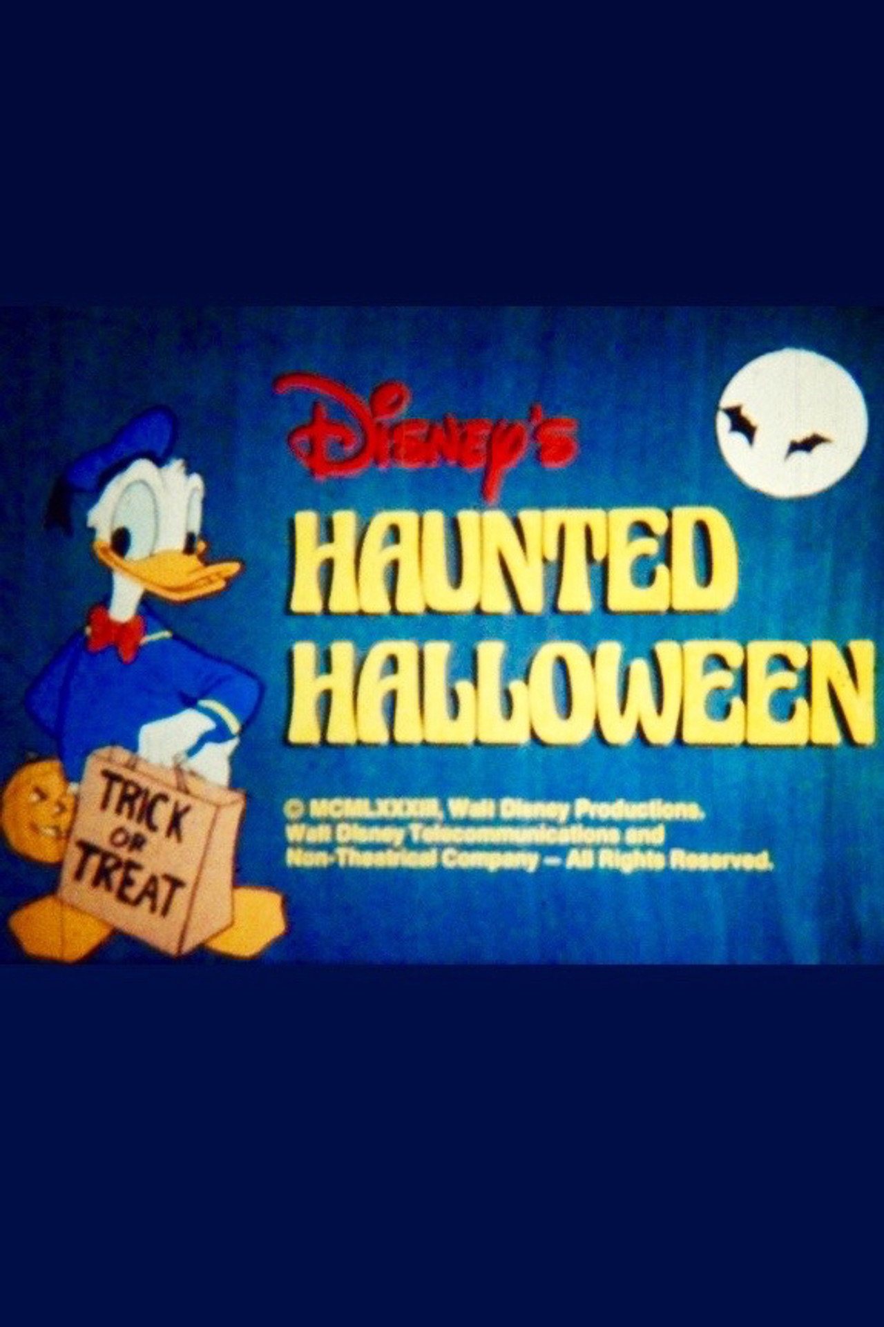 Disney's Haunted Halloween Backdrop