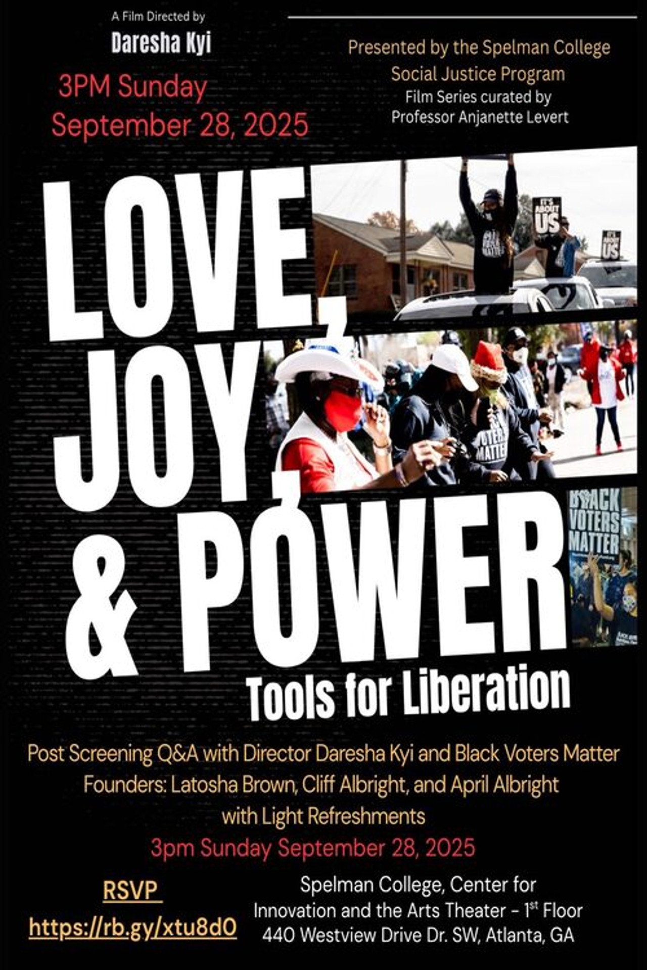 Love, Joy & Power: Tools for Liberation filmaffisch
