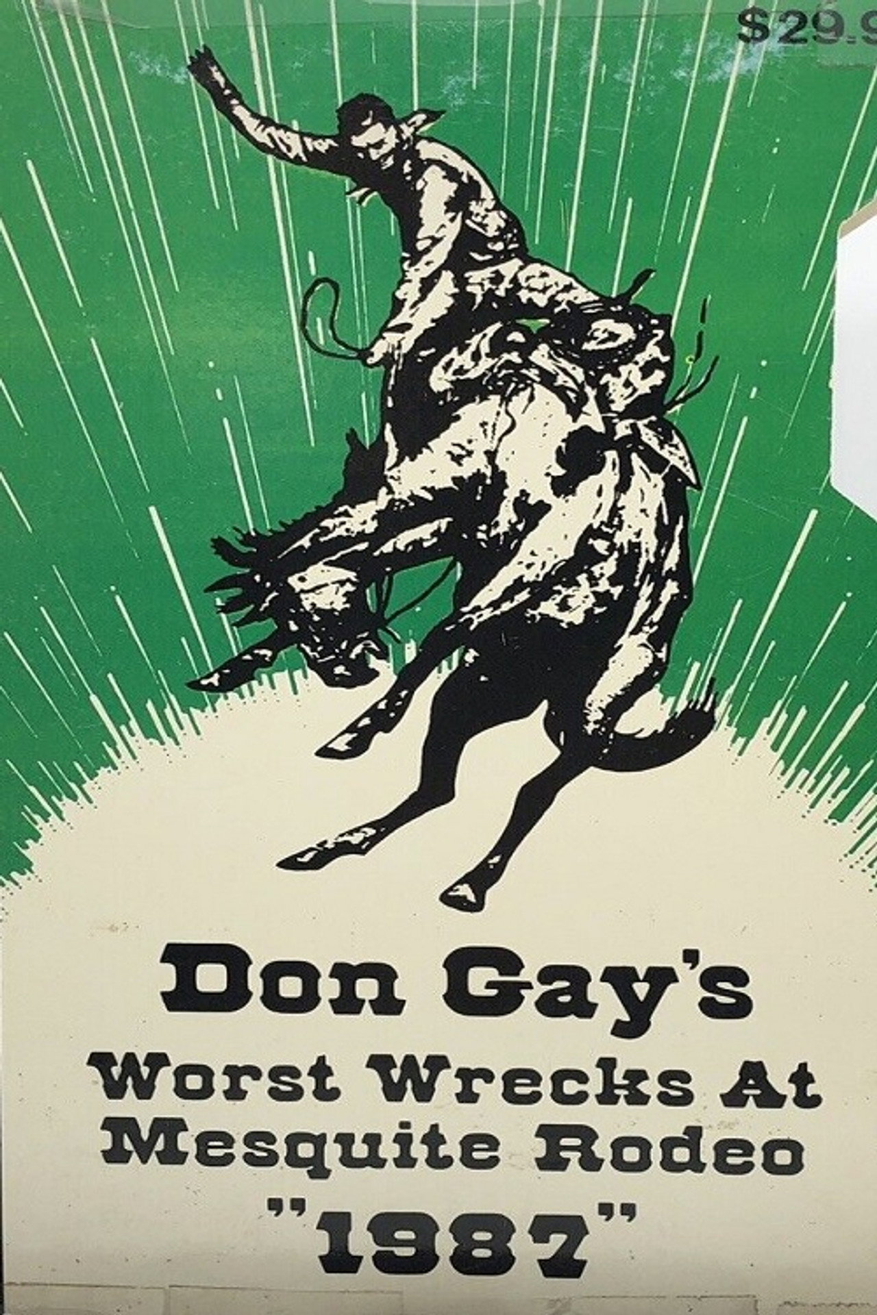 Don Gay's Worst Wrecks at Mesquite Rodeo 1987 filmaffisch