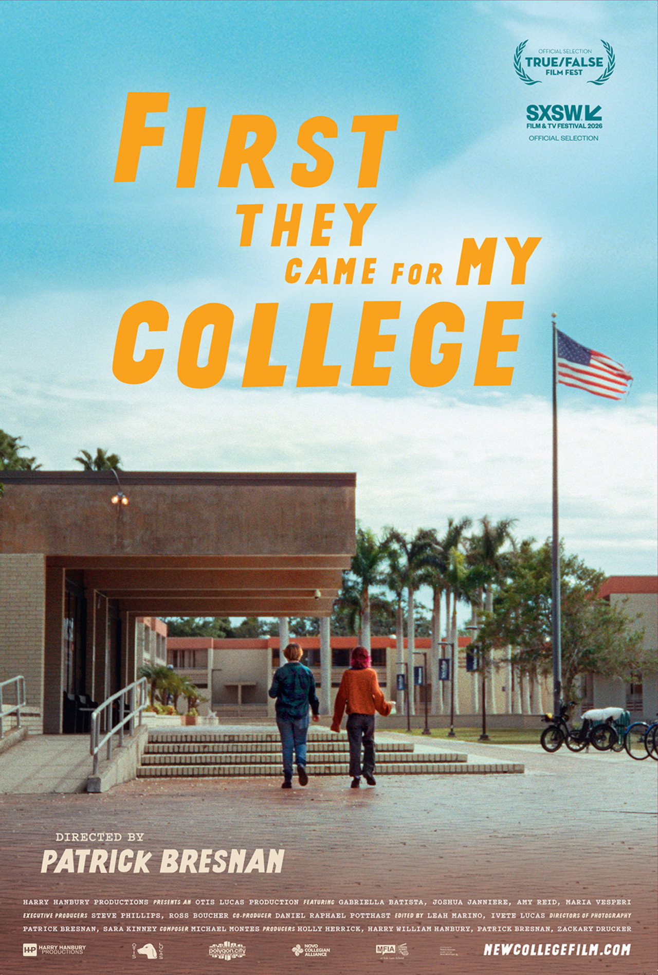 First They Came for My College Backdrop