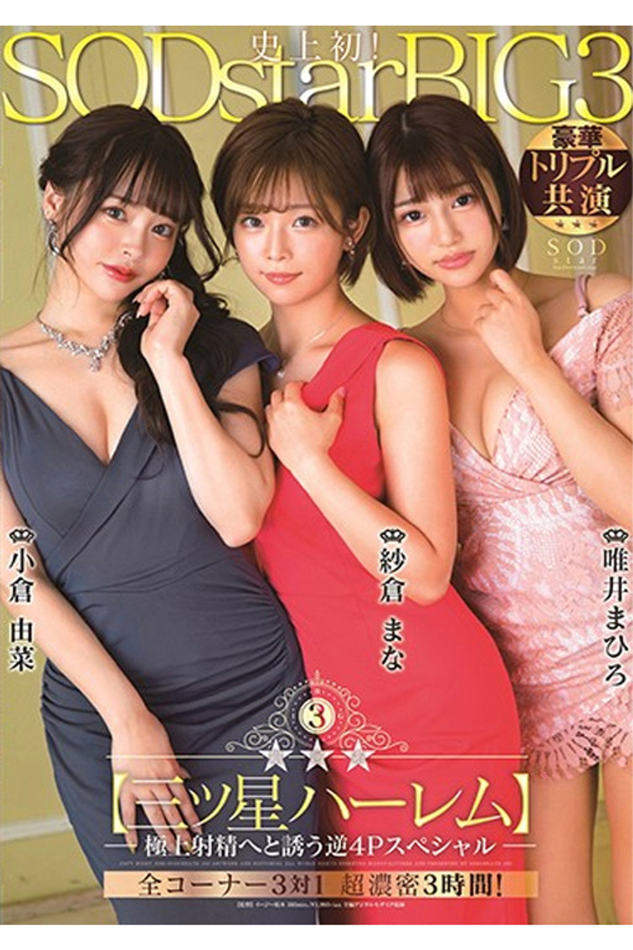 STARS-307 銀河系三ッ星ハーレム 極上射精へと誘う逆4Pスペシャル filmaffisch