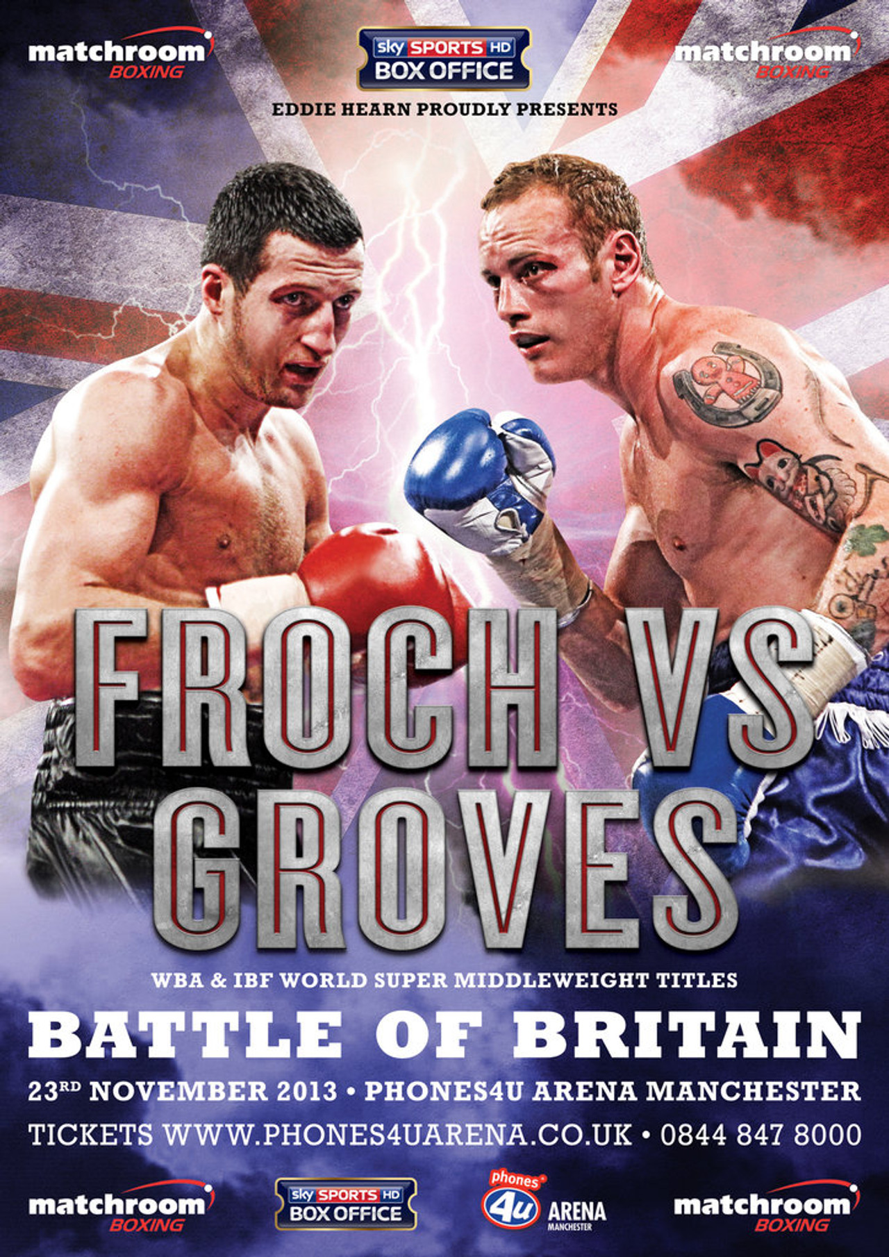 Carl Froch vs. George Groves Backdrop