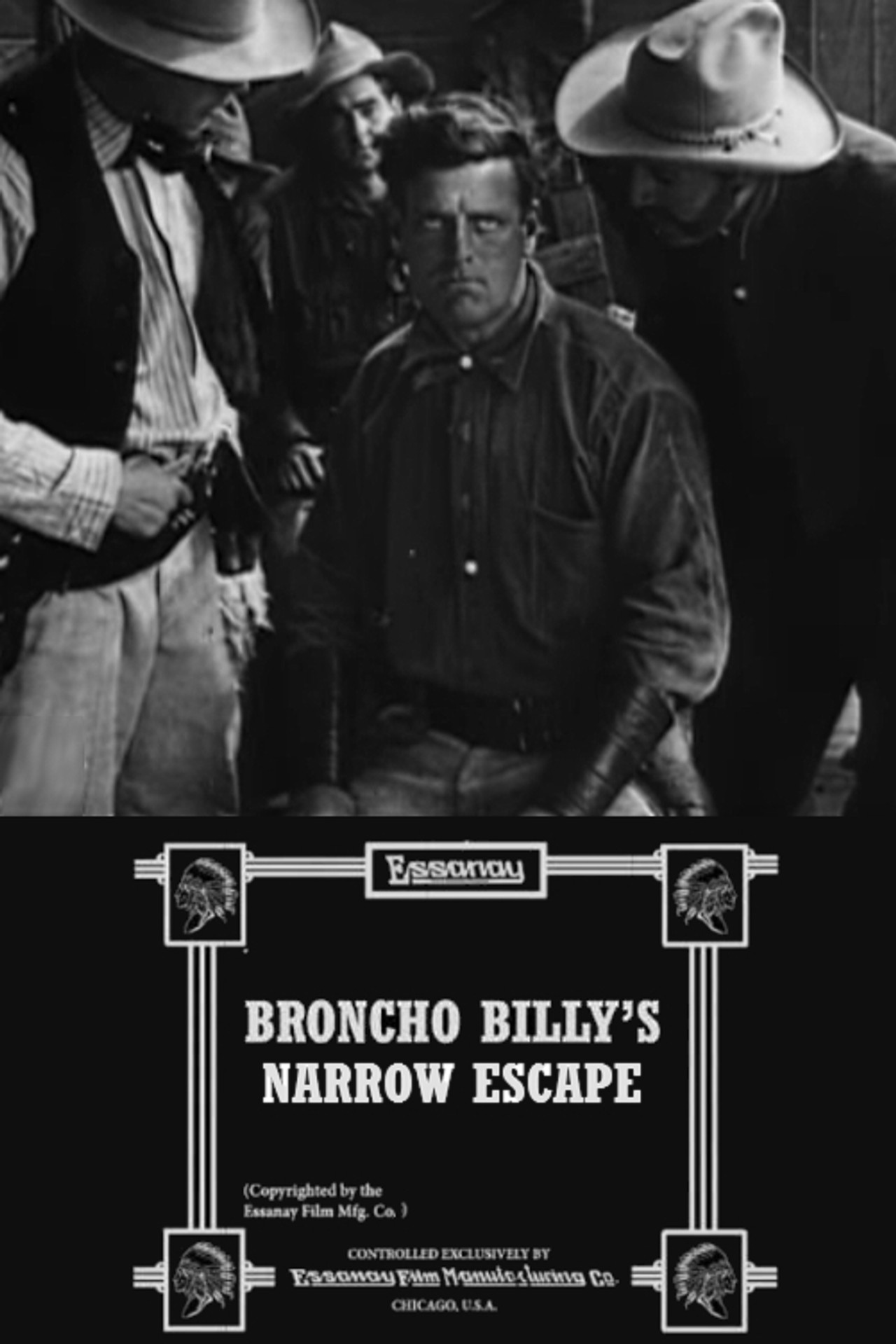 Broncho Billy's Narrow Escape filmaffisch