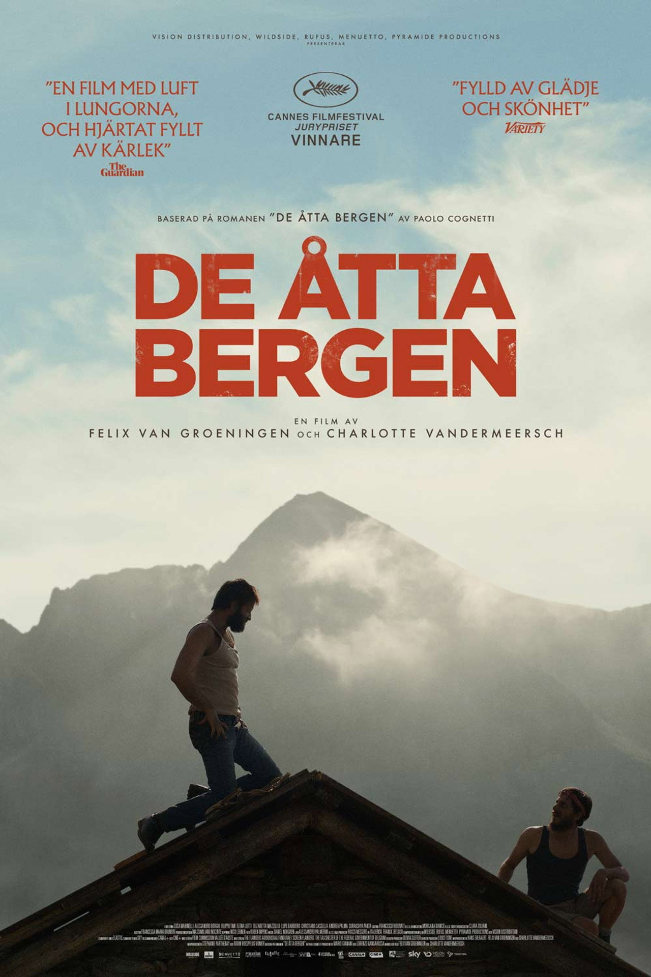 De åtta bergen filmaffisch