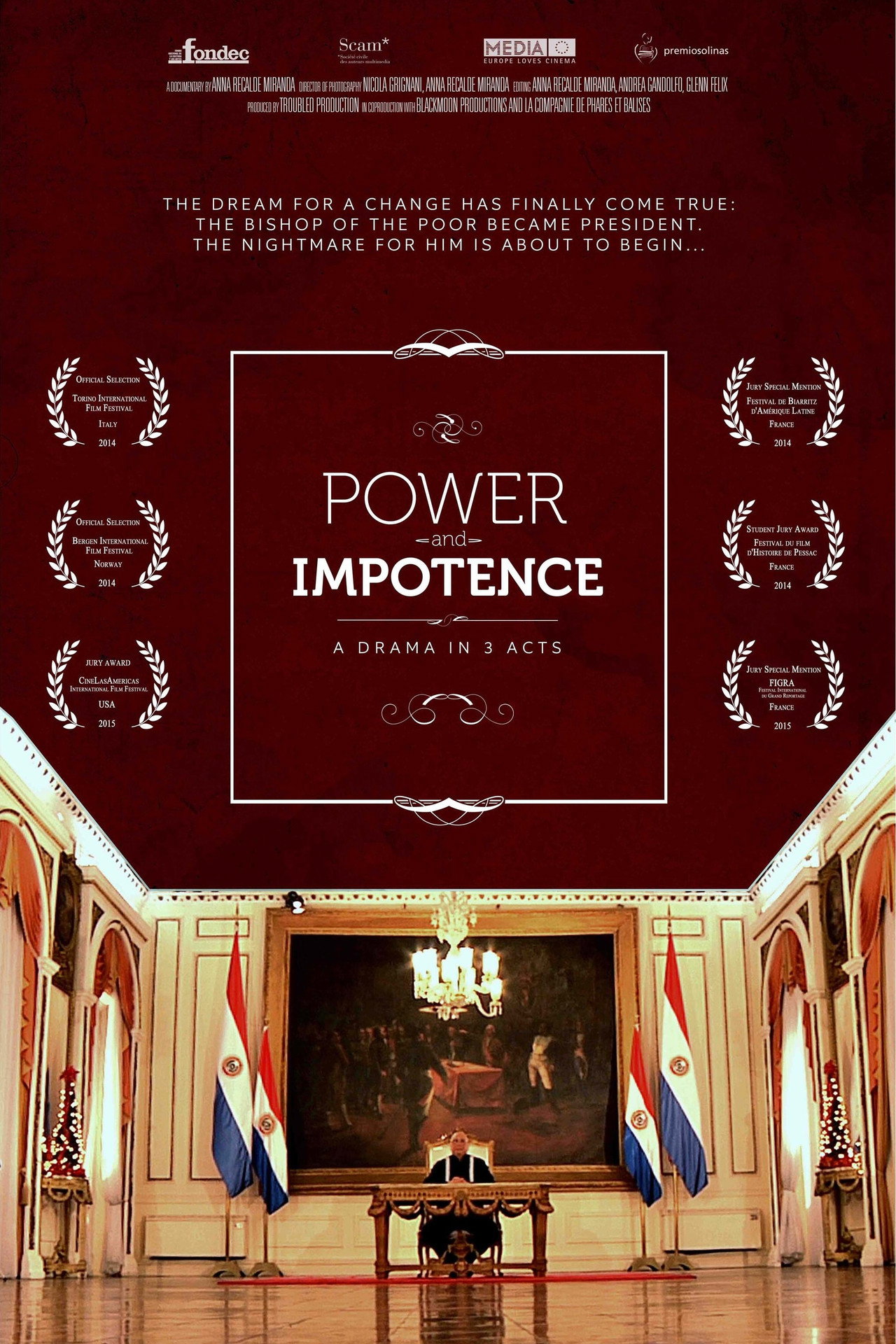 Poder e impotencia, una tragedia en 3 actos filmaffisch