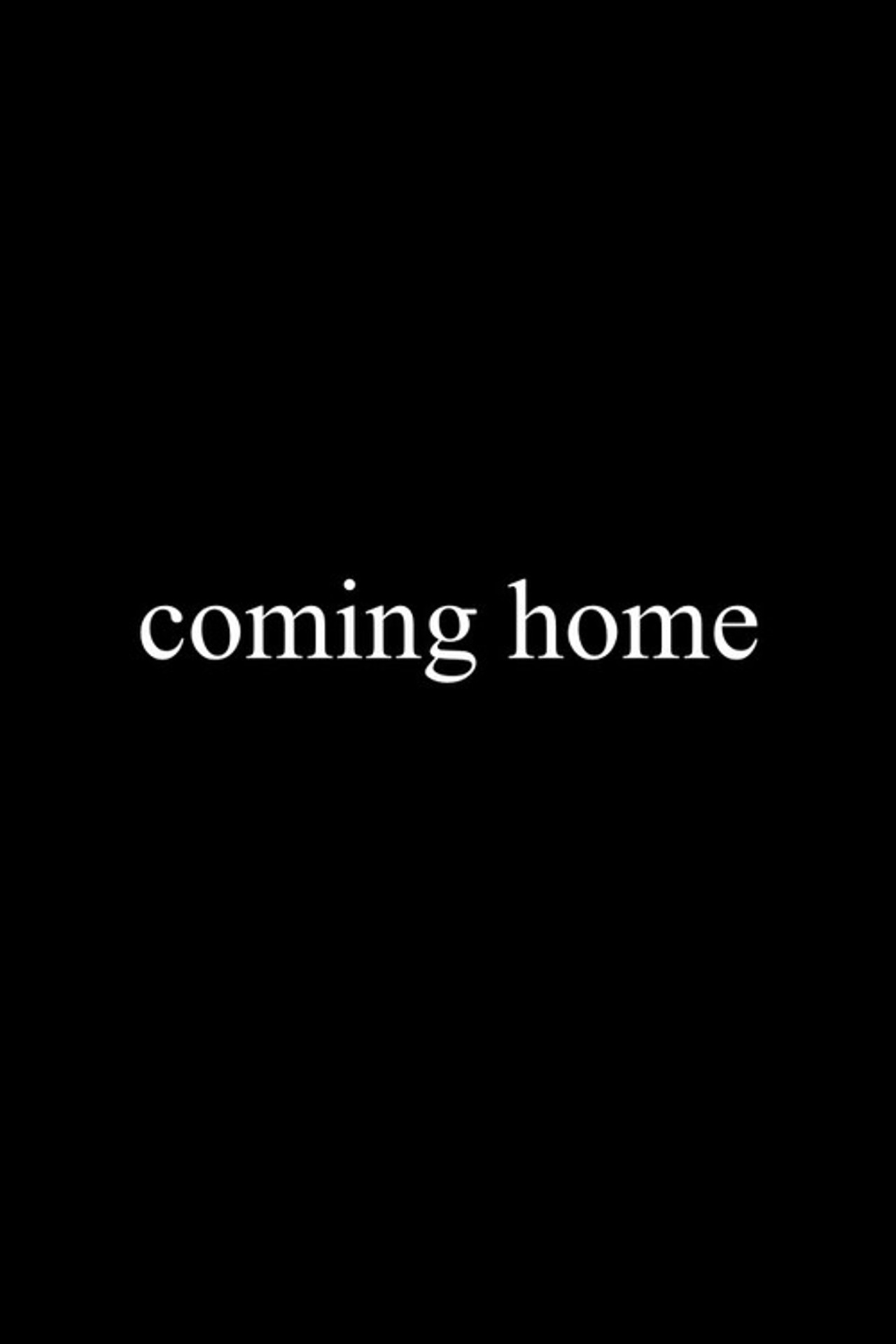 Coming Home filmaffisch