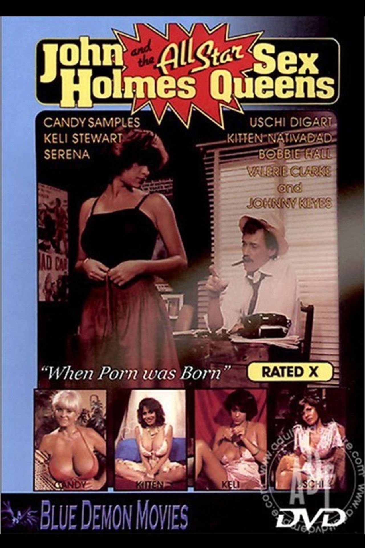 John Holmes and the All Star Sex Queens Backdrop