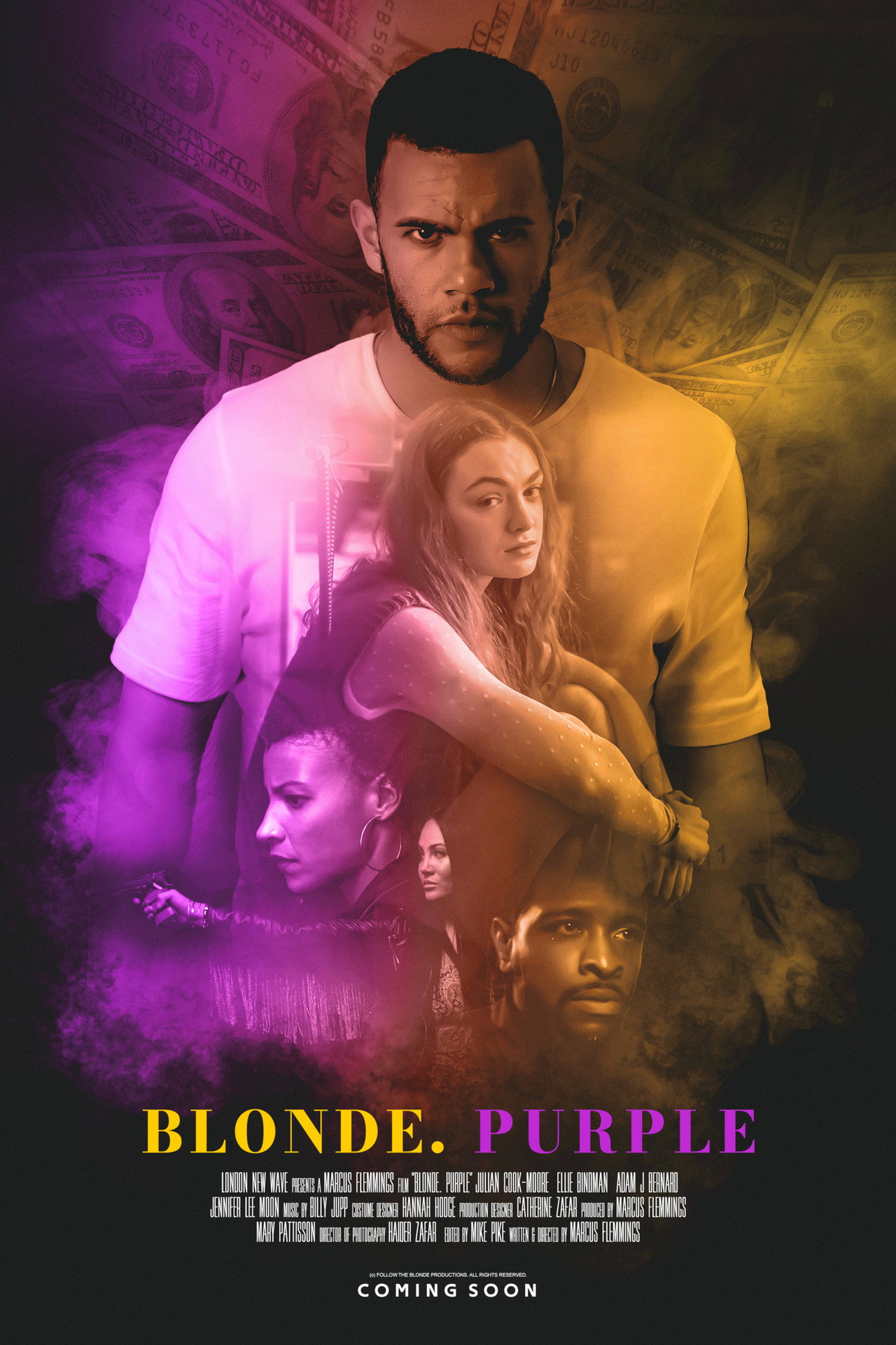 BLONDE. Purple – plakát 4