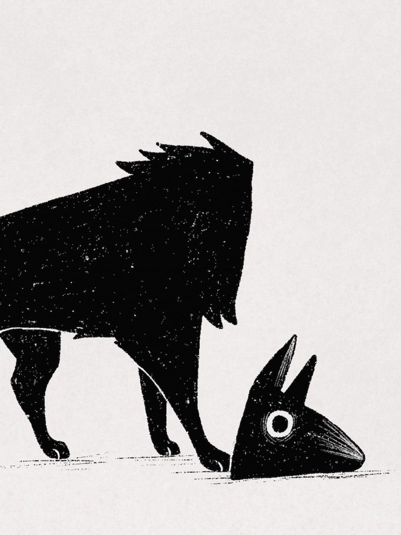 Le Loup, la Main et le Corbeau