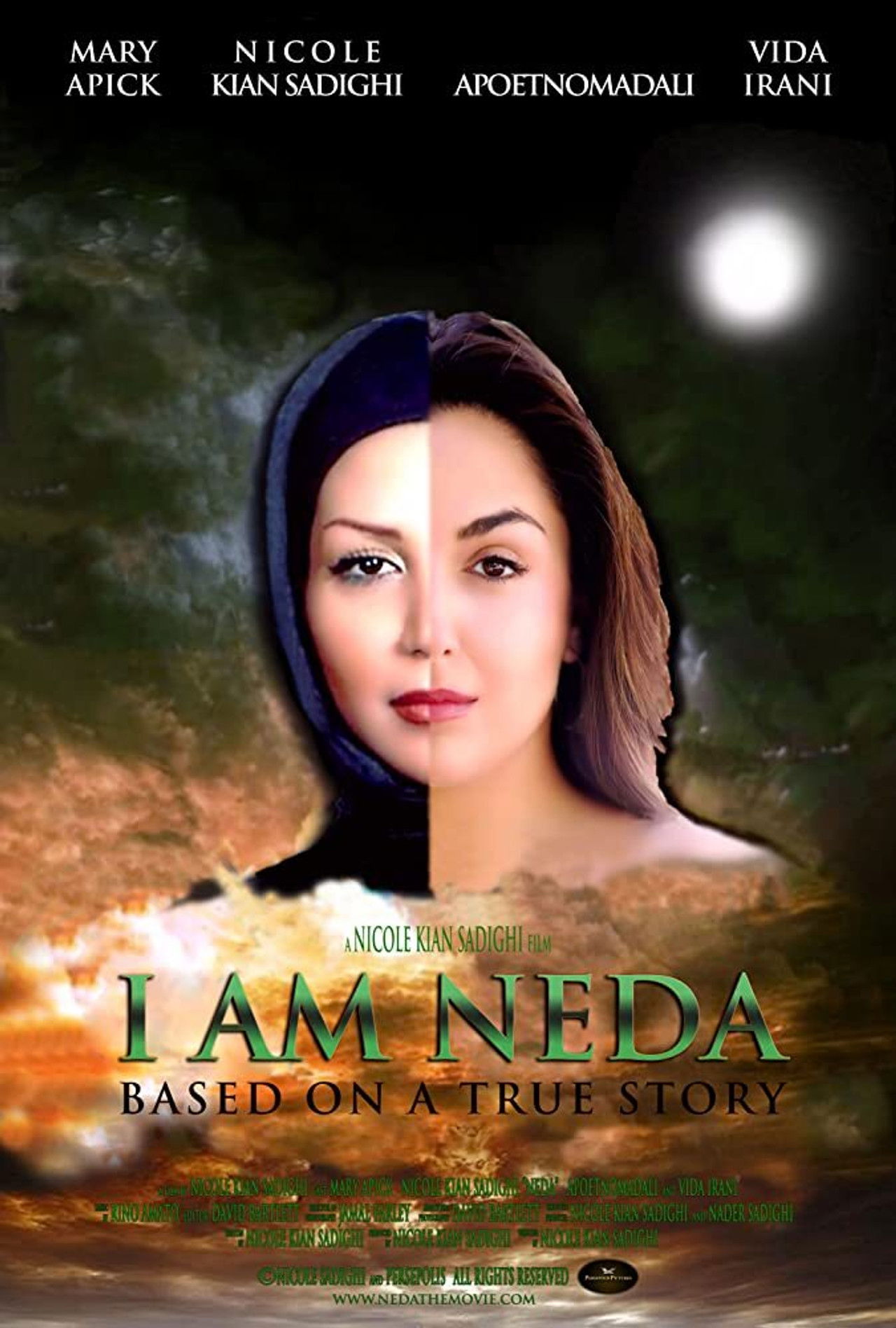 I Am Neda Backdrop