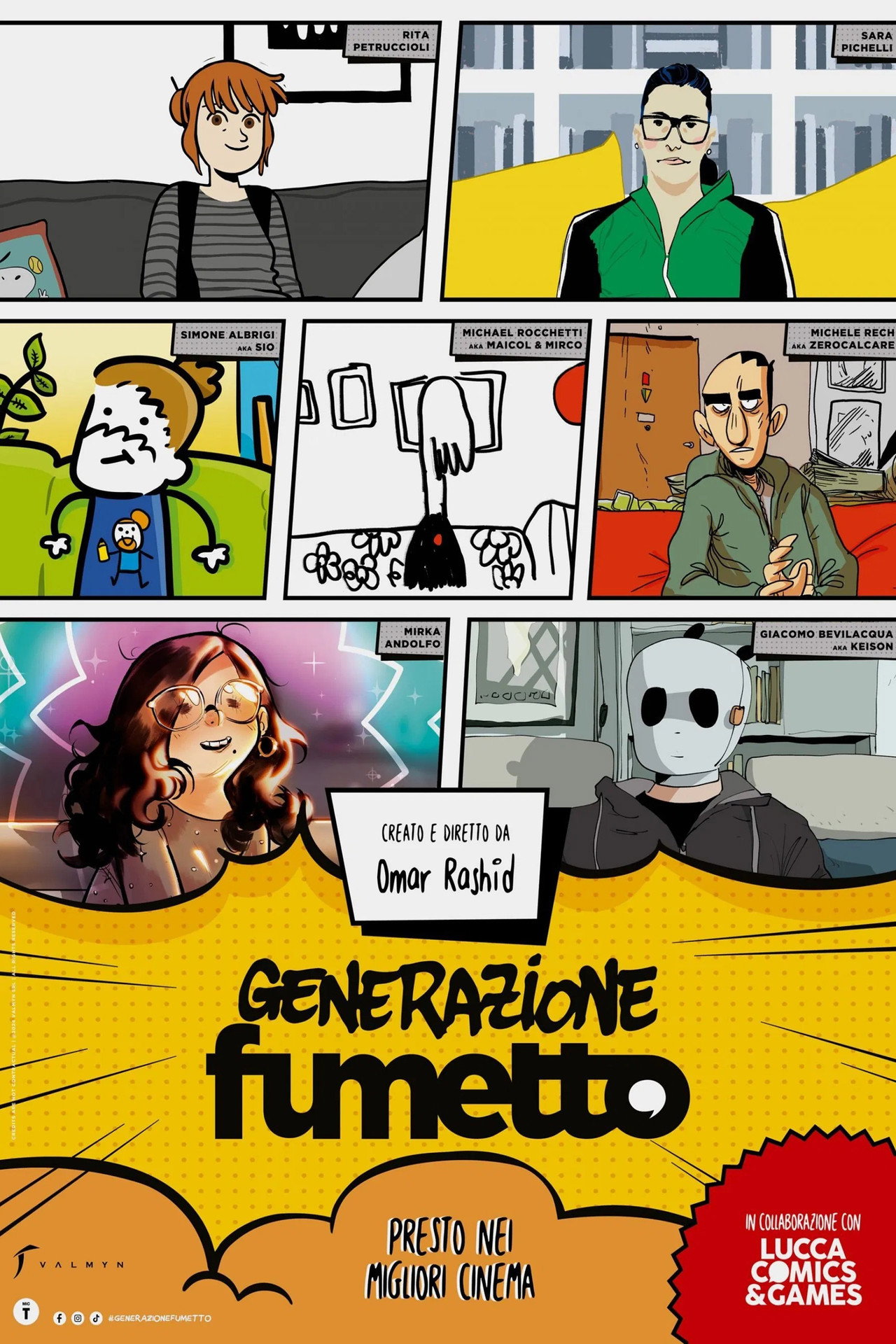 Generazione Fumetto filmaffisch