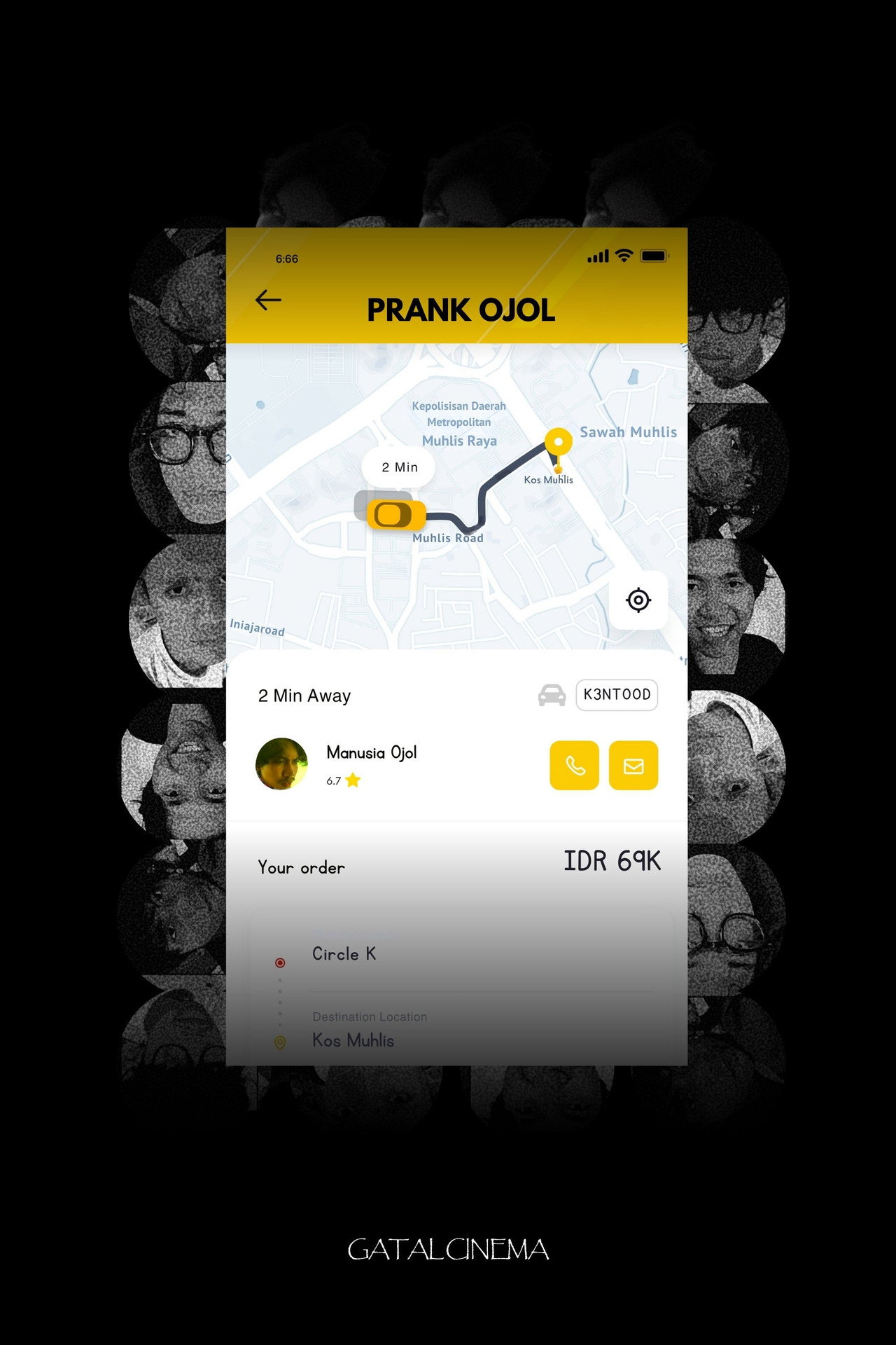 Prank Ojol Backdrop