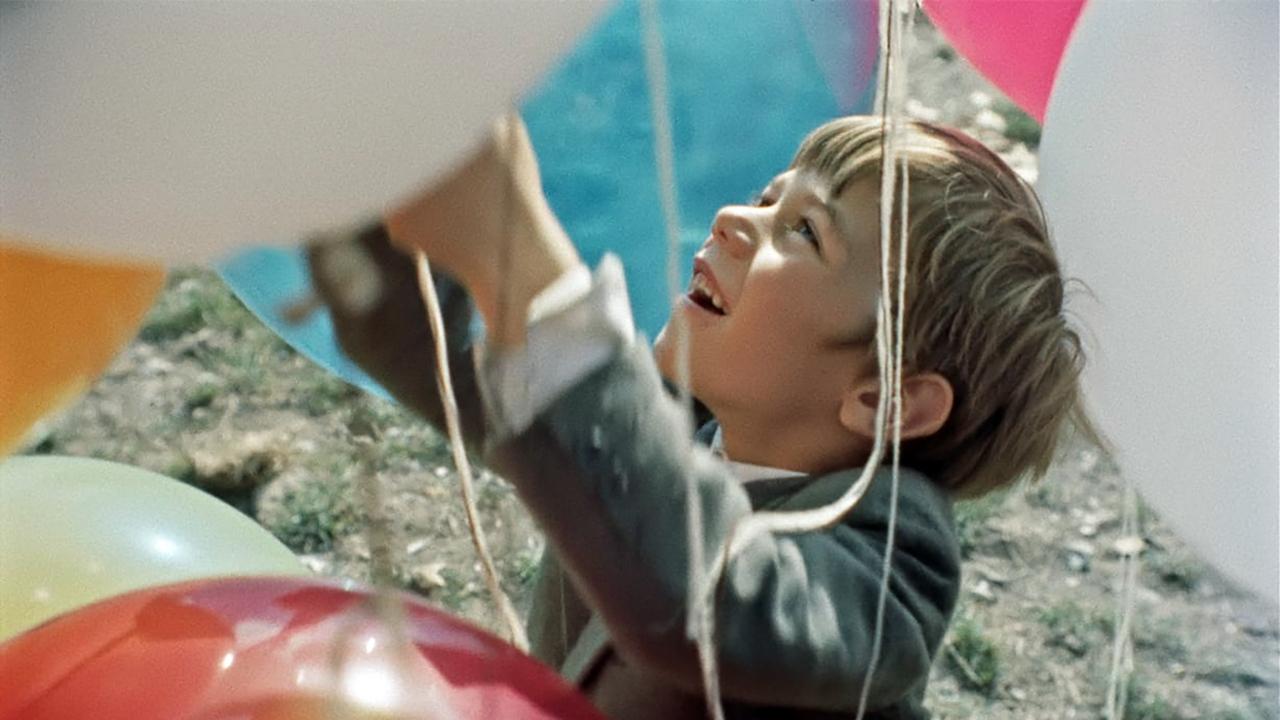 The Red Balloon Backdrop Image