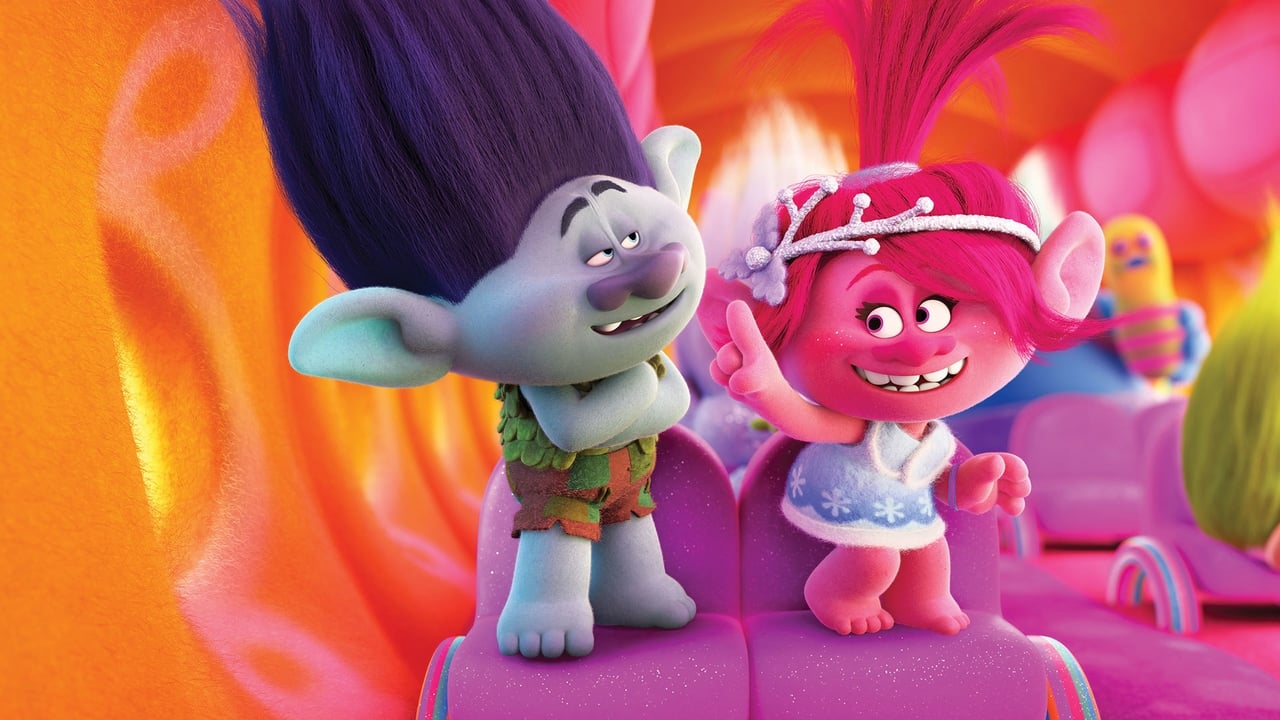 Trolls Holiday Backdrop Image