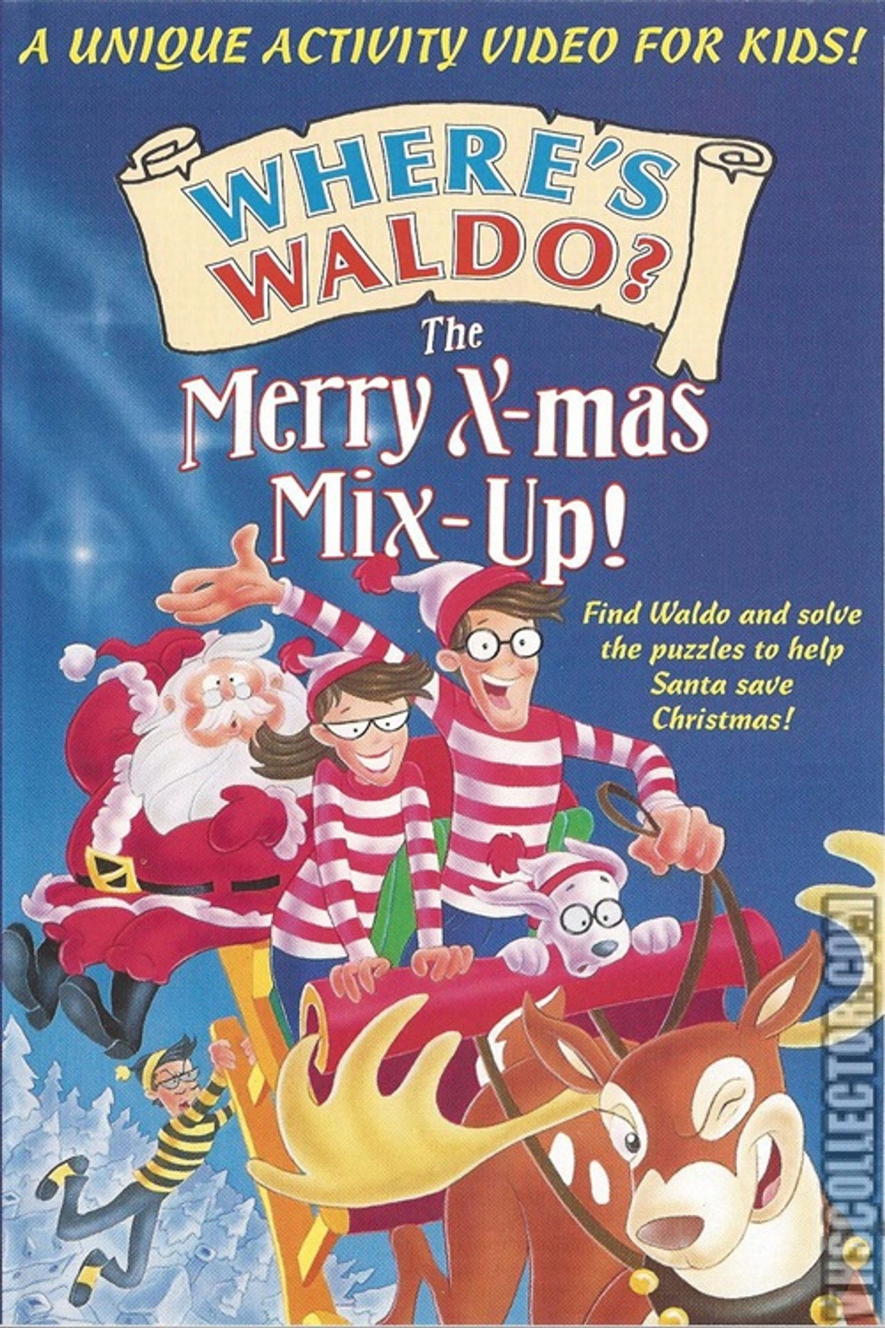 Where's Waldo? The Merry X-Mas Mix-Up! Backdrop