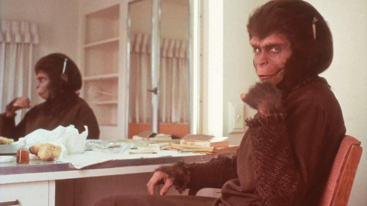 Scen från Behind the Planet of the Apes