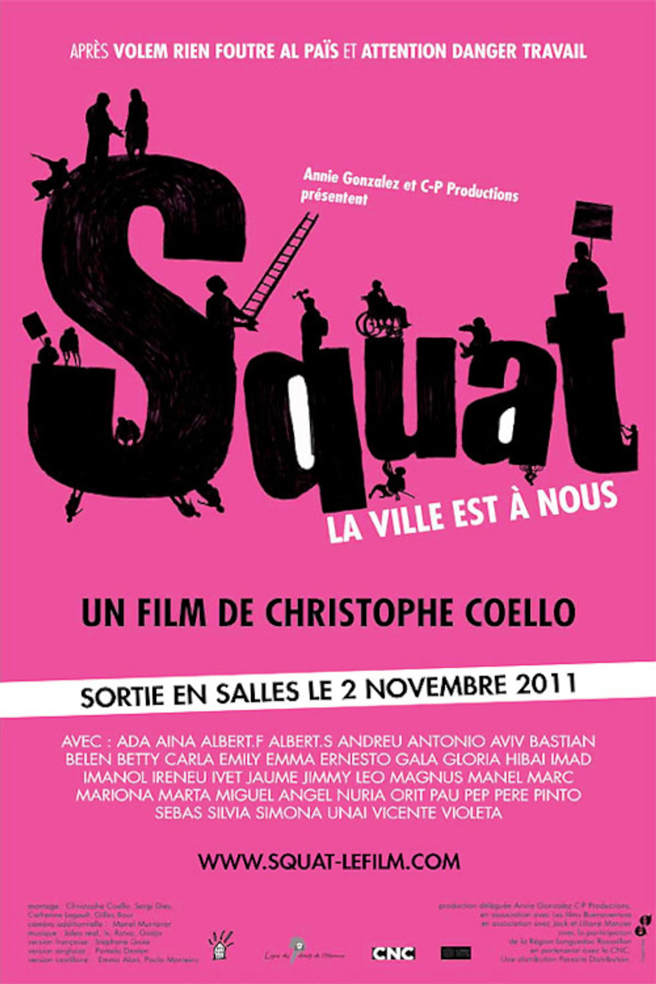 Squat, la ville est à nous ! filmaffisch