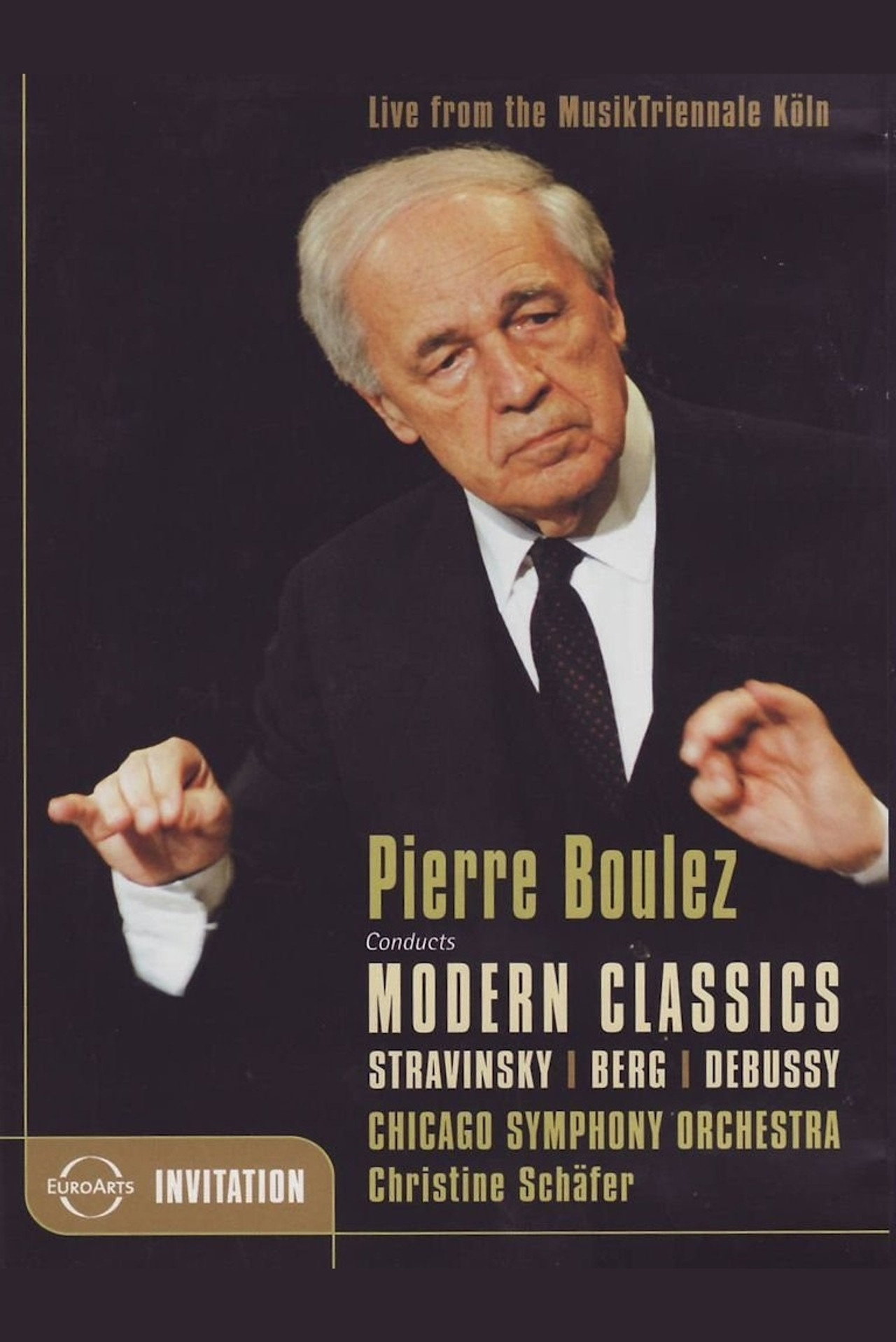 Pierre Boulez Conducts Modern Classics Backdrop