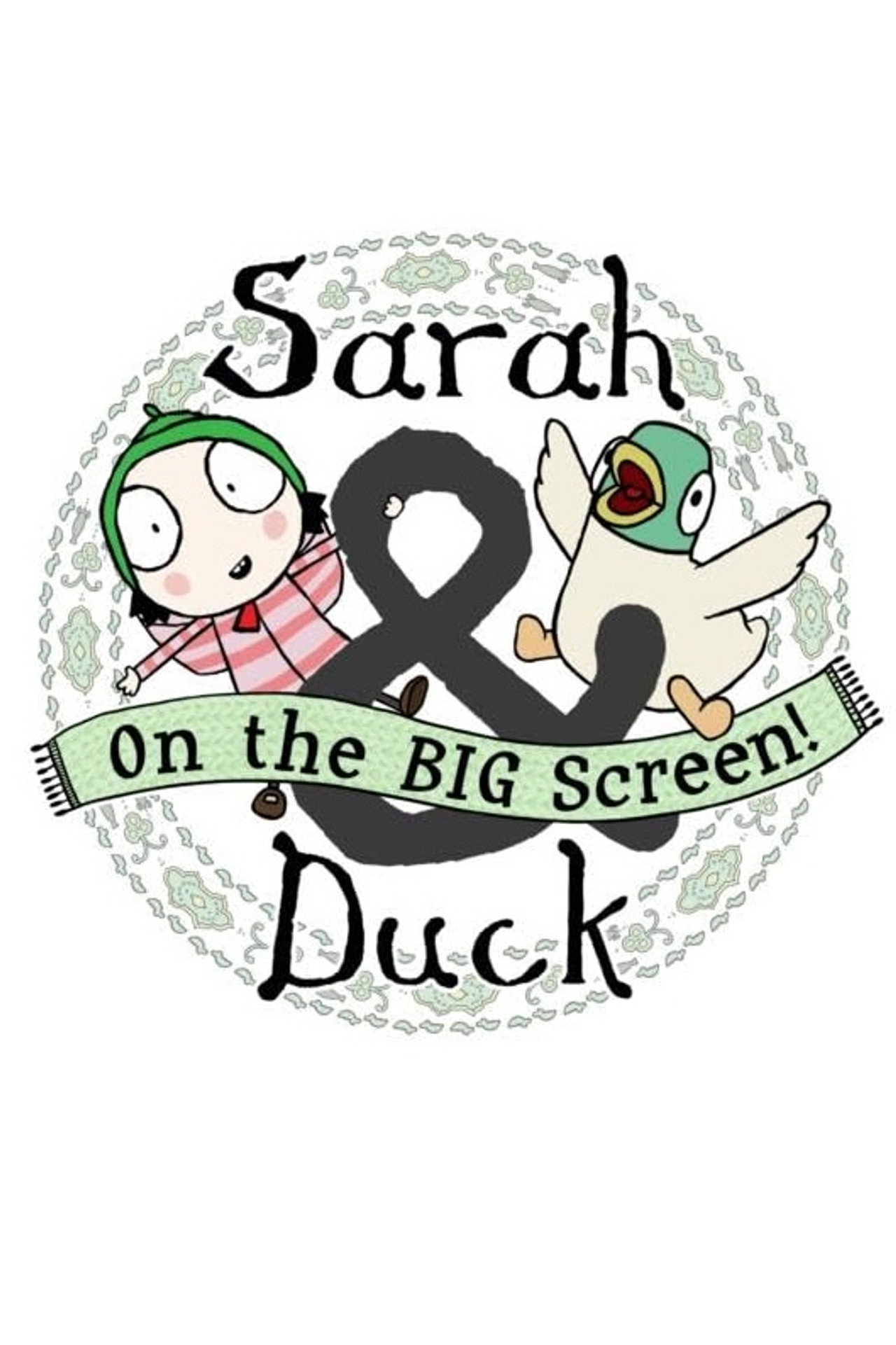 Sarah & Duck On The Big Screen Backdrop