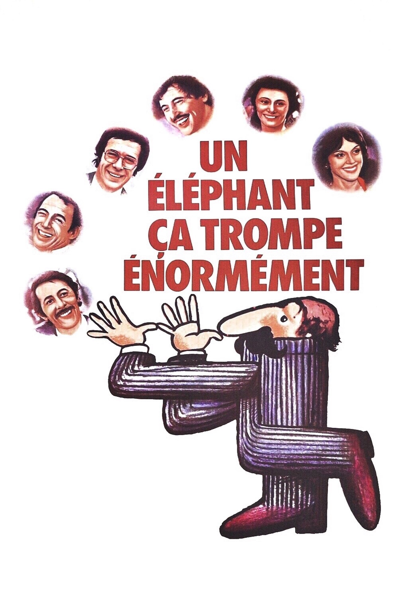 Un éléphant ça trompe énormément poster