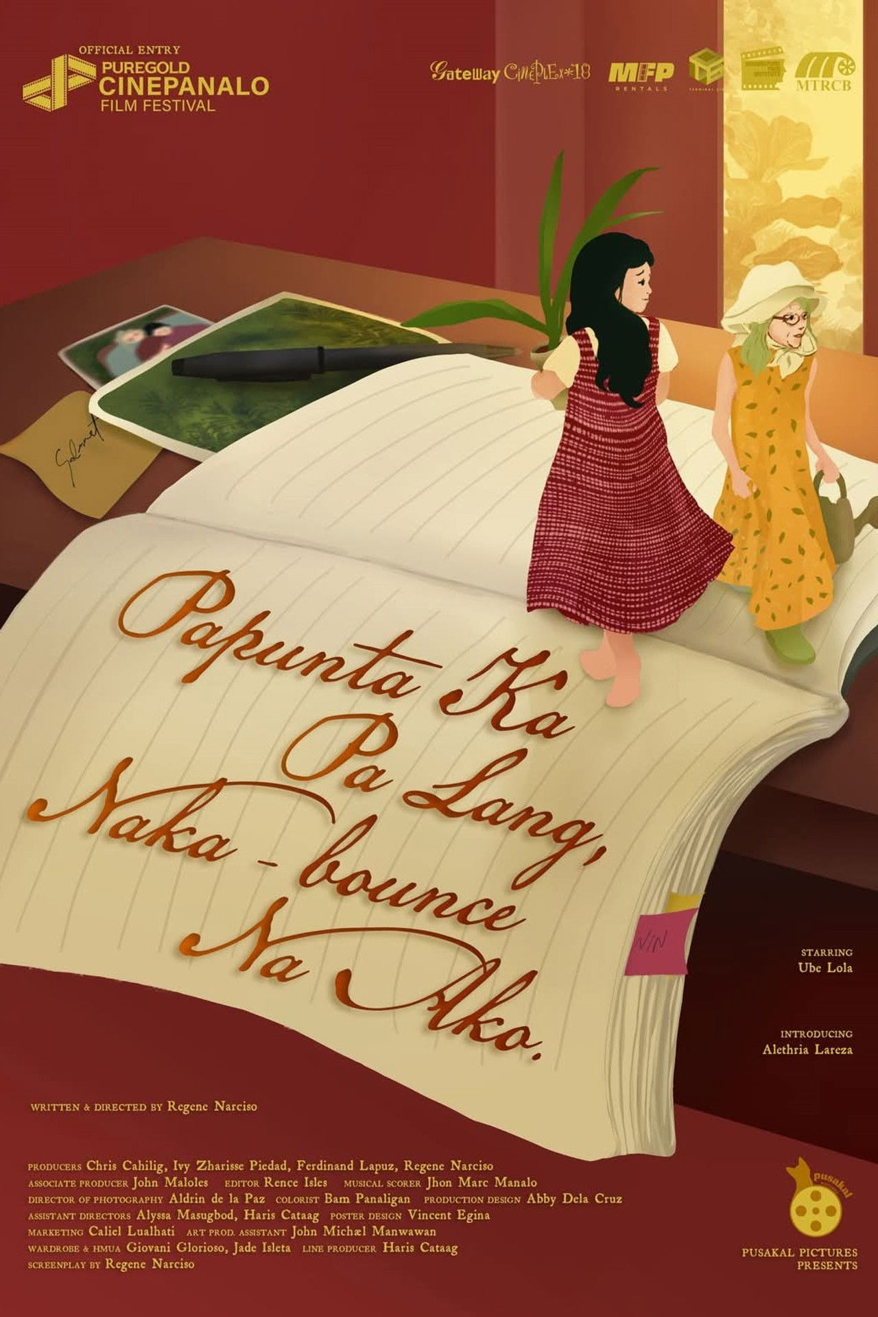 Papunta Ka Pa Lang, Naka-bounce Na Ako Backdrop