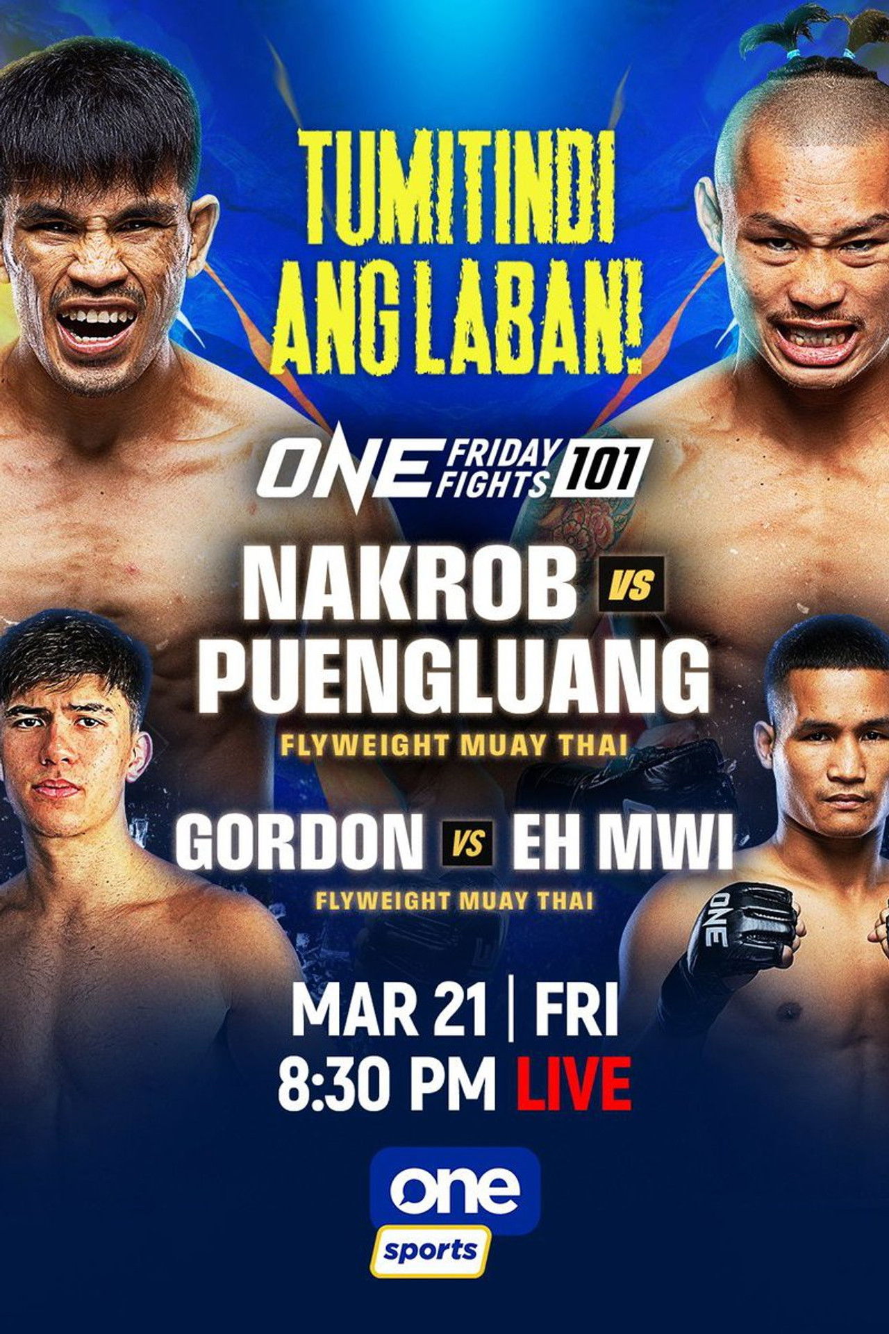 ONE Friday Fights 101: Nakrob vs. Puengluang Backdrop