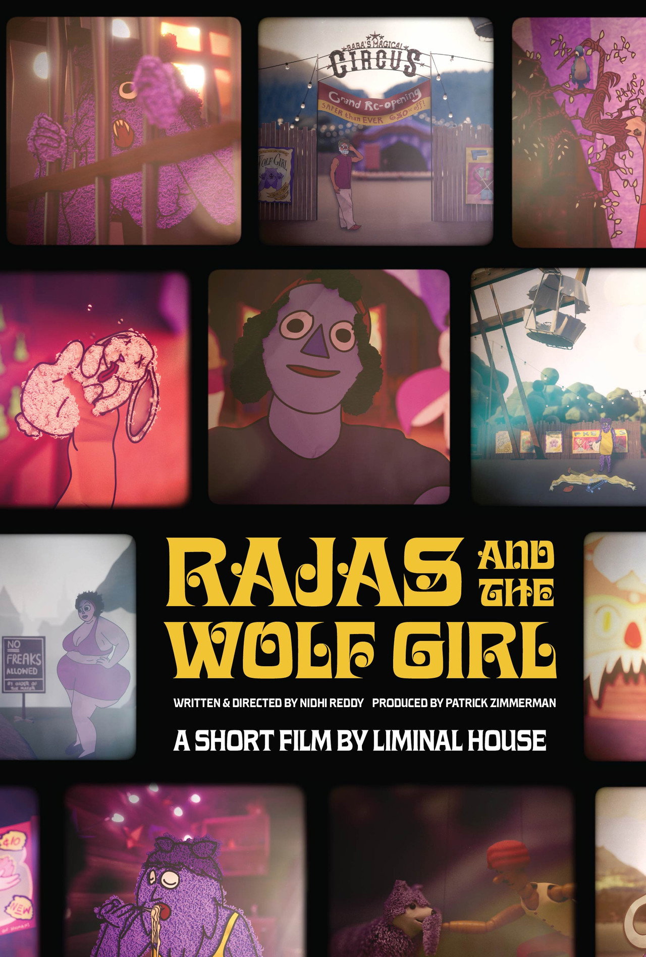 Rajas & the Wolf Girl filmaffisch