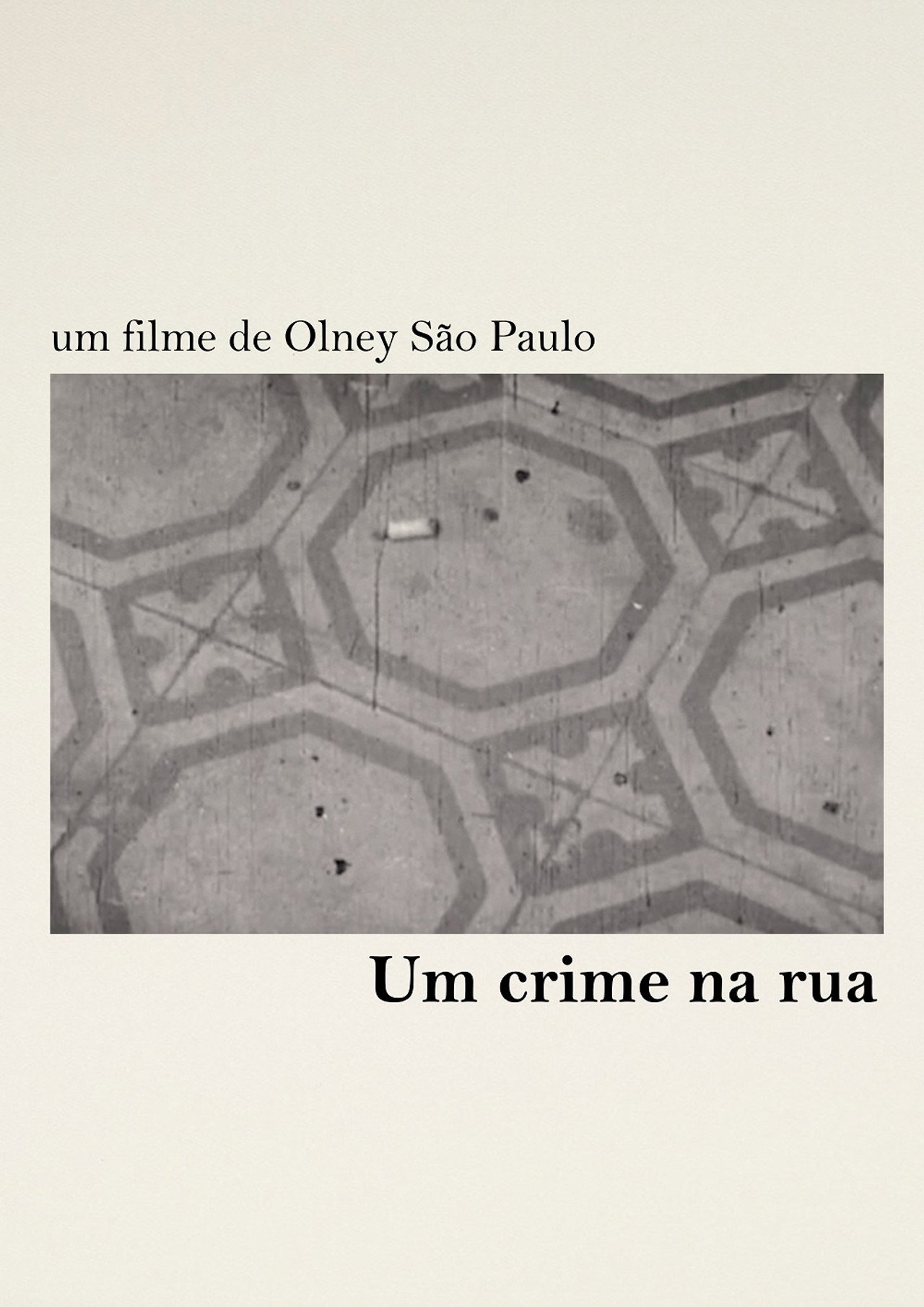 Um Crime na Rua filmaffisch