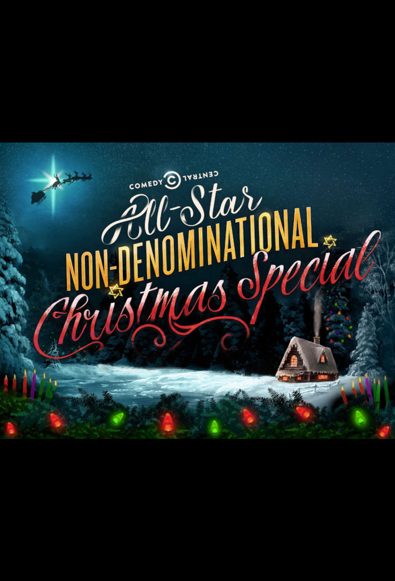 Comedy Central's All-Star Non-Denominational Christmas Special Backdrop