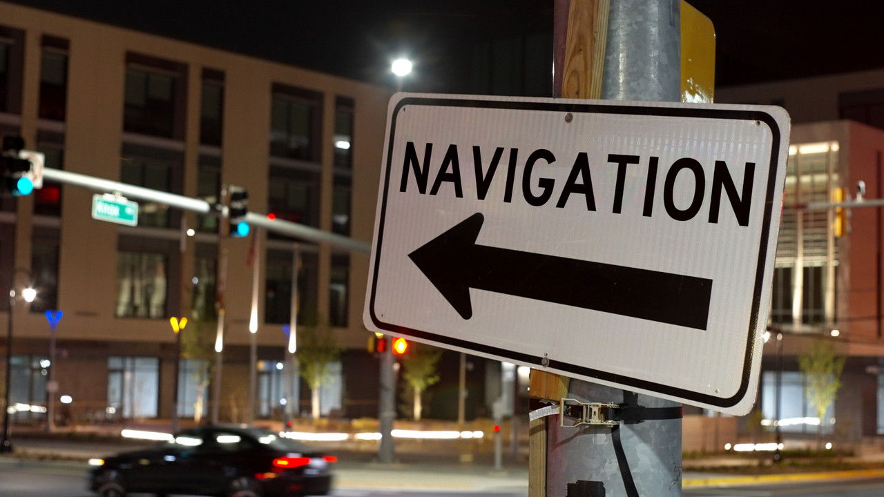 Navigation backdrop