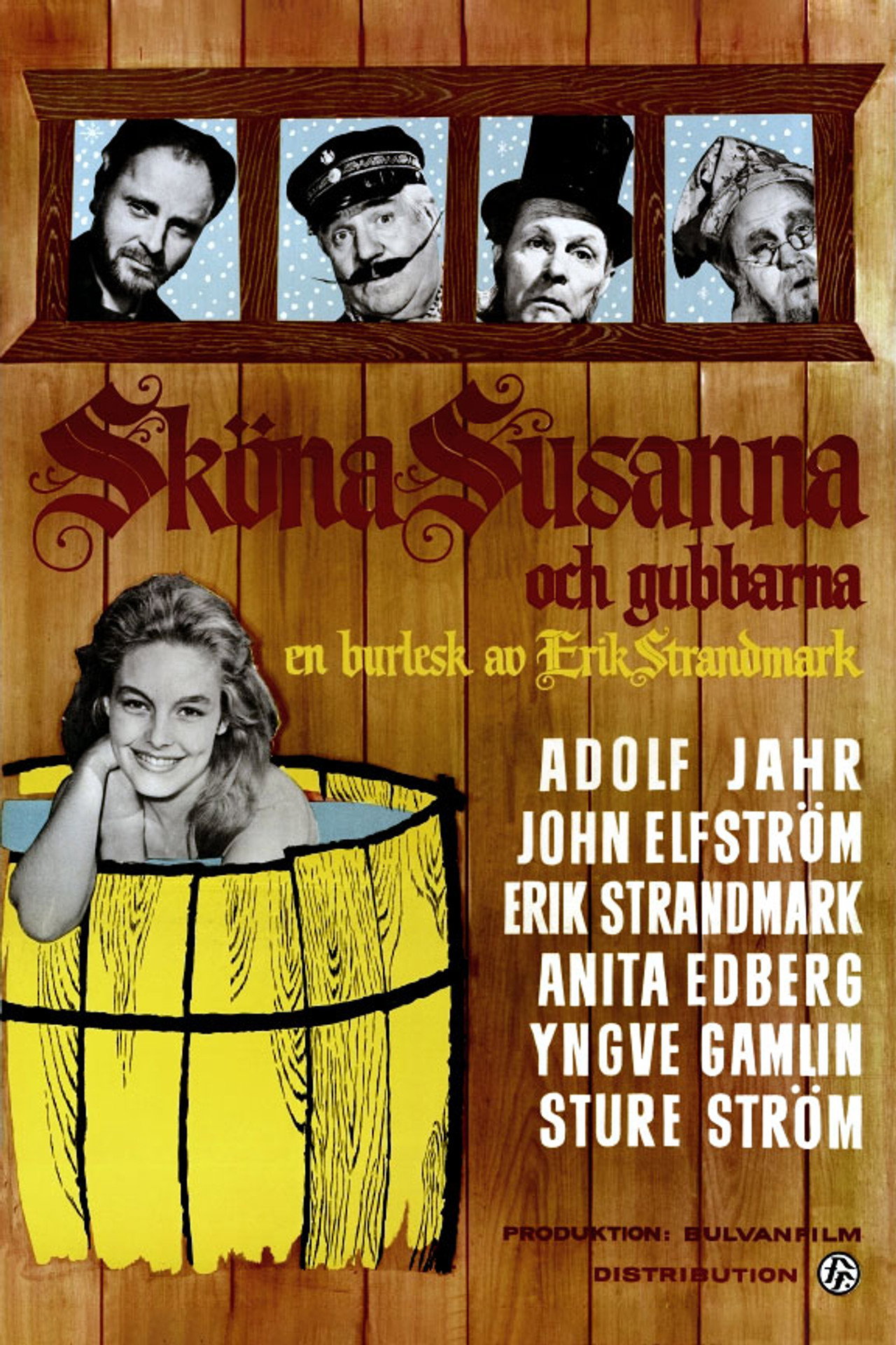 Sköna Susanna och gubbarna filmaffisch