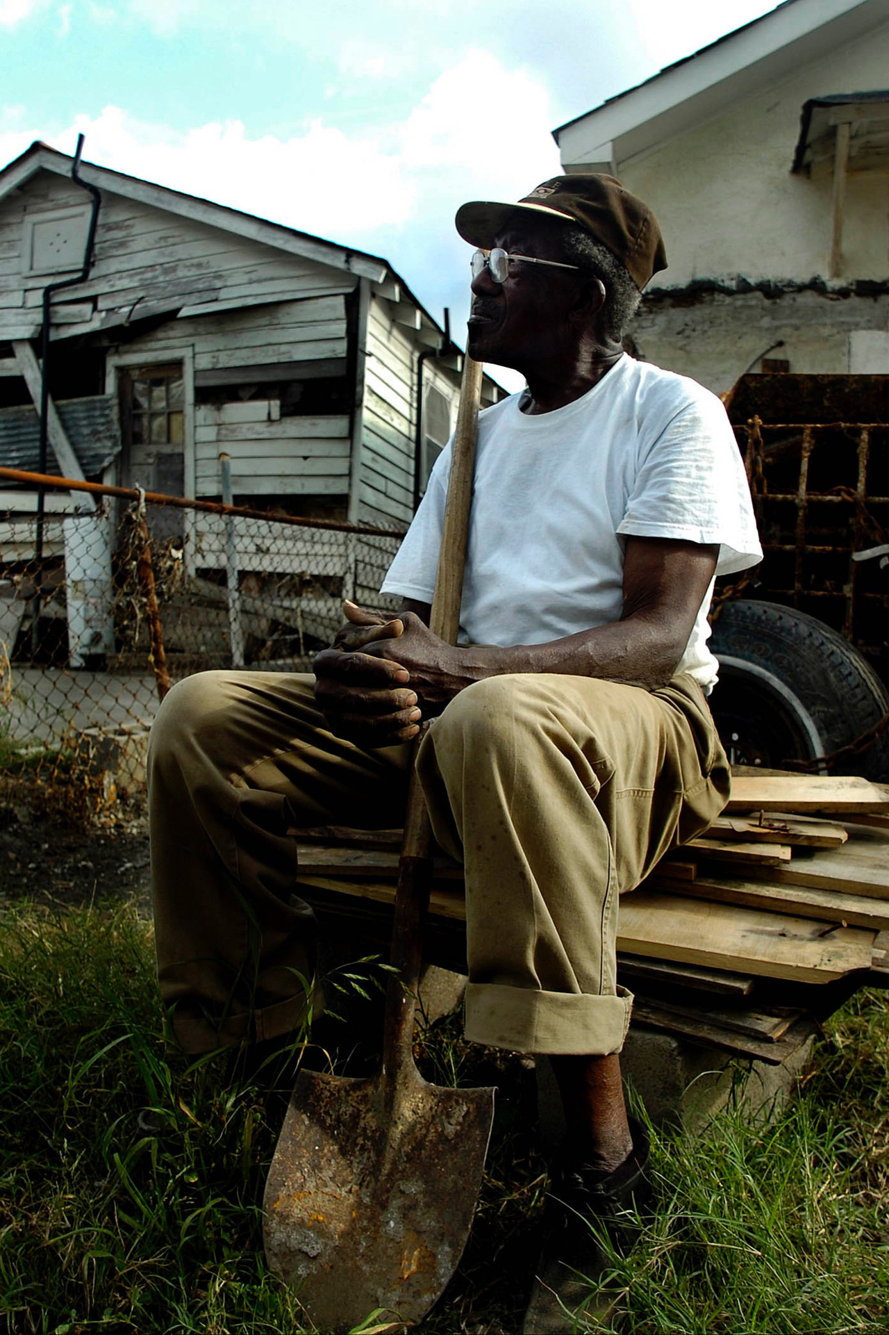 The Old Man and the Storm Backdrop